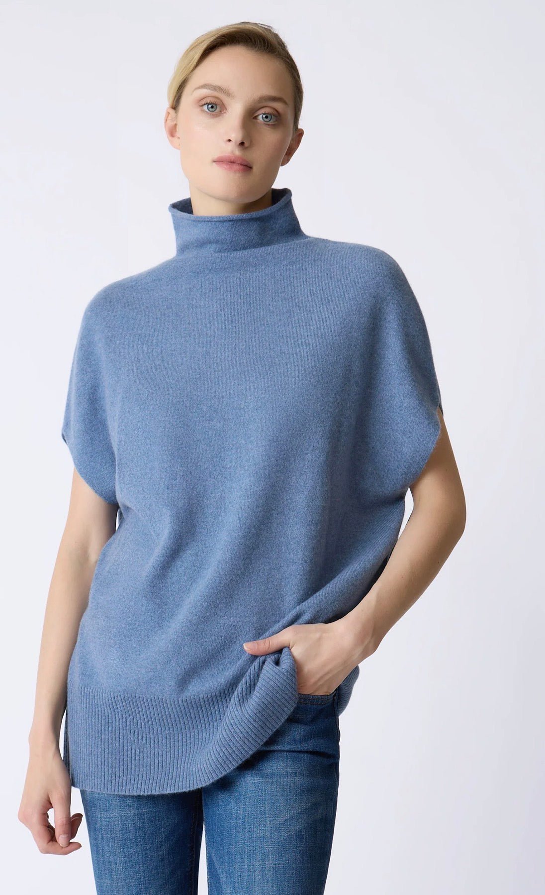 Cashmere Funnel Neck - harris boulevard
