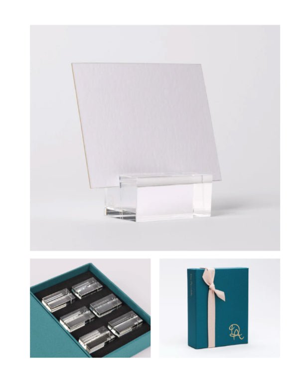 Dear Annabelle Clear Place Card Holders (Set of 6) - harris boulevard