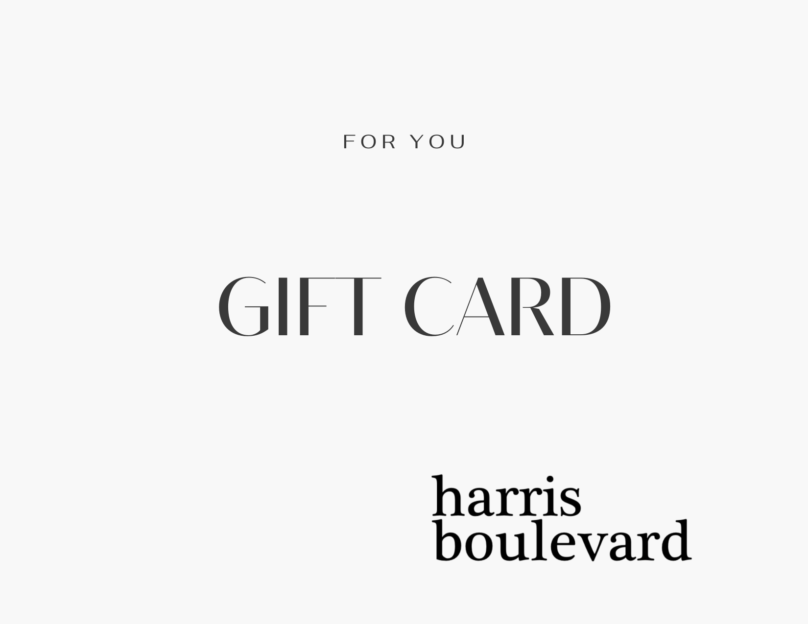 Harris Boulevard Gift Card - harris boulevard
