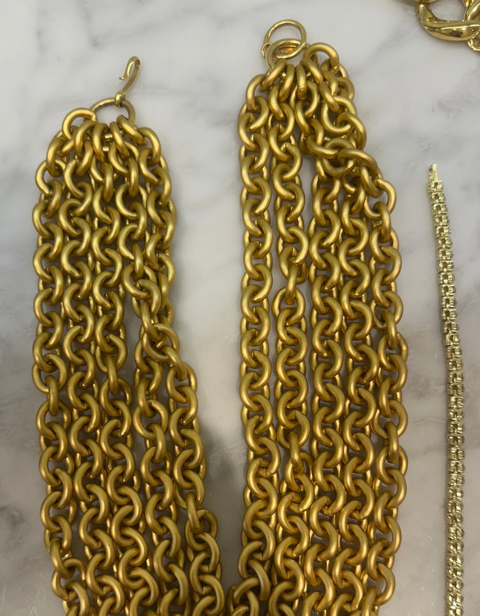 Multi Strand Monet Signed Necklace - harris boulevard