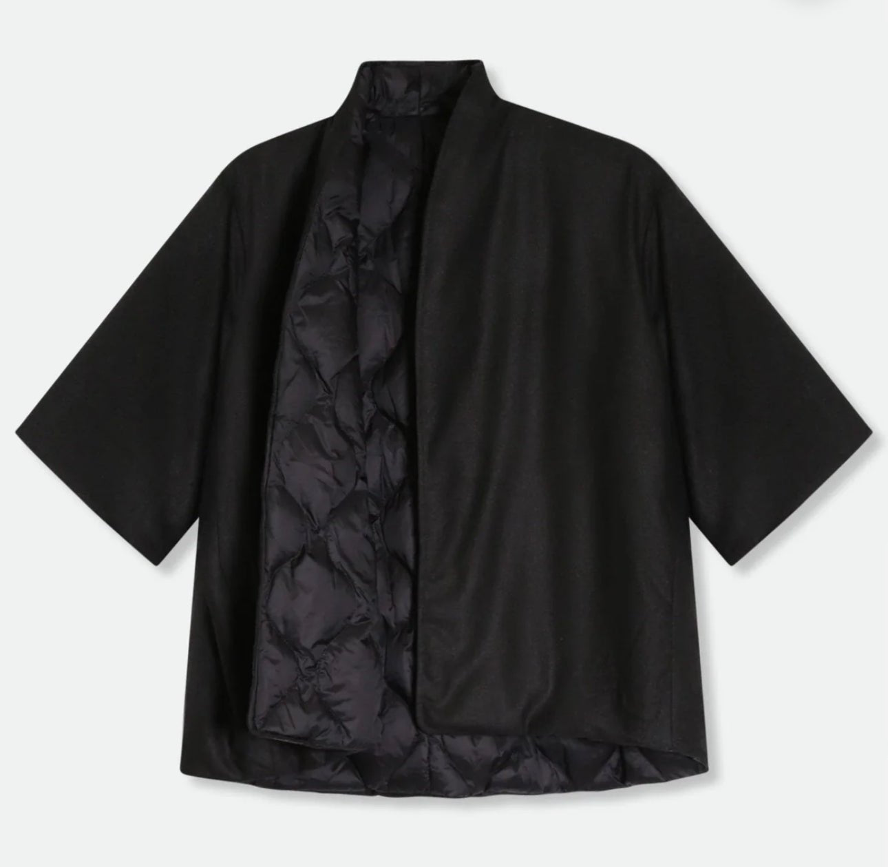 Reversible Wool and Down Coat - harris boulevard