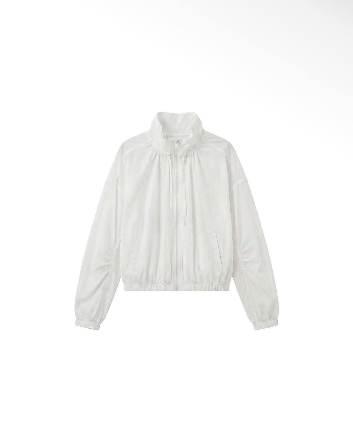 Sheer Zip-Front Jacket