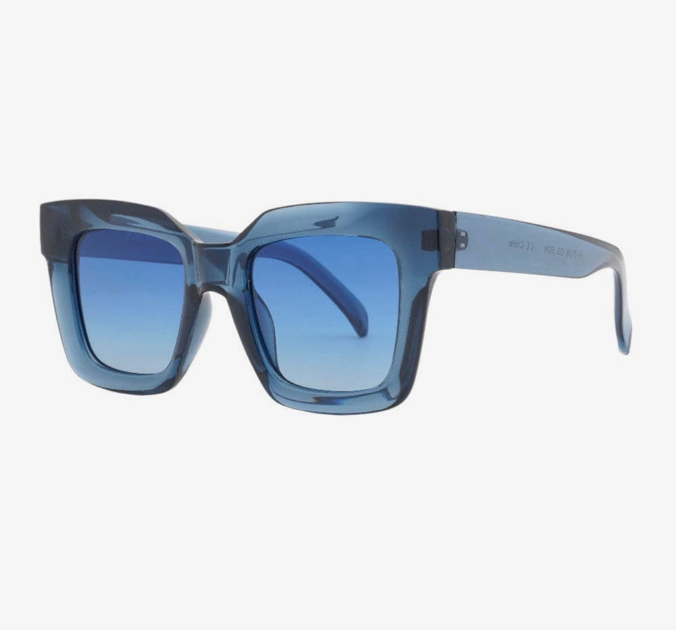 Ellie Transparent Blue Sunglasses