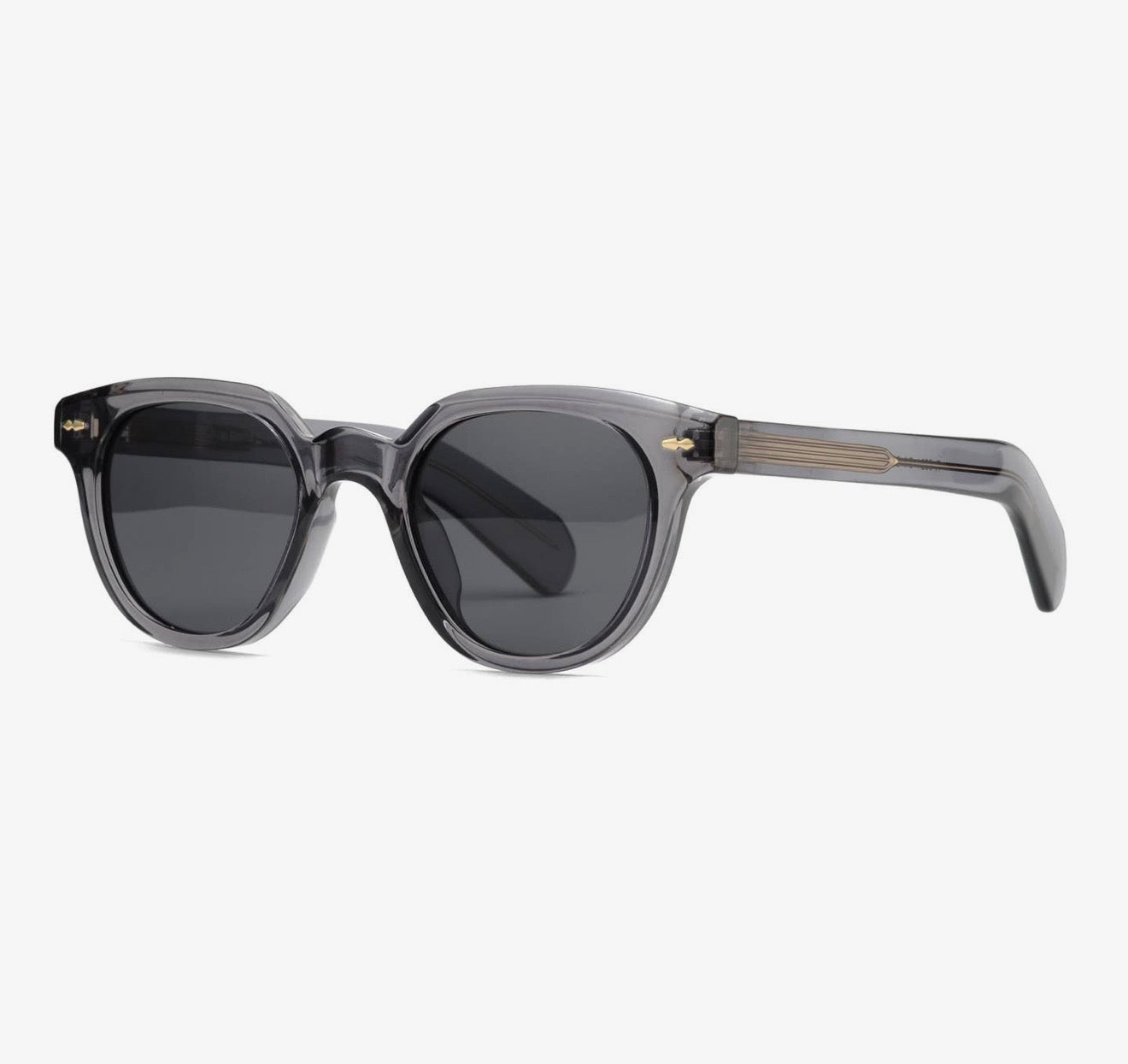 Peyton Transparent Gray Sunglasses