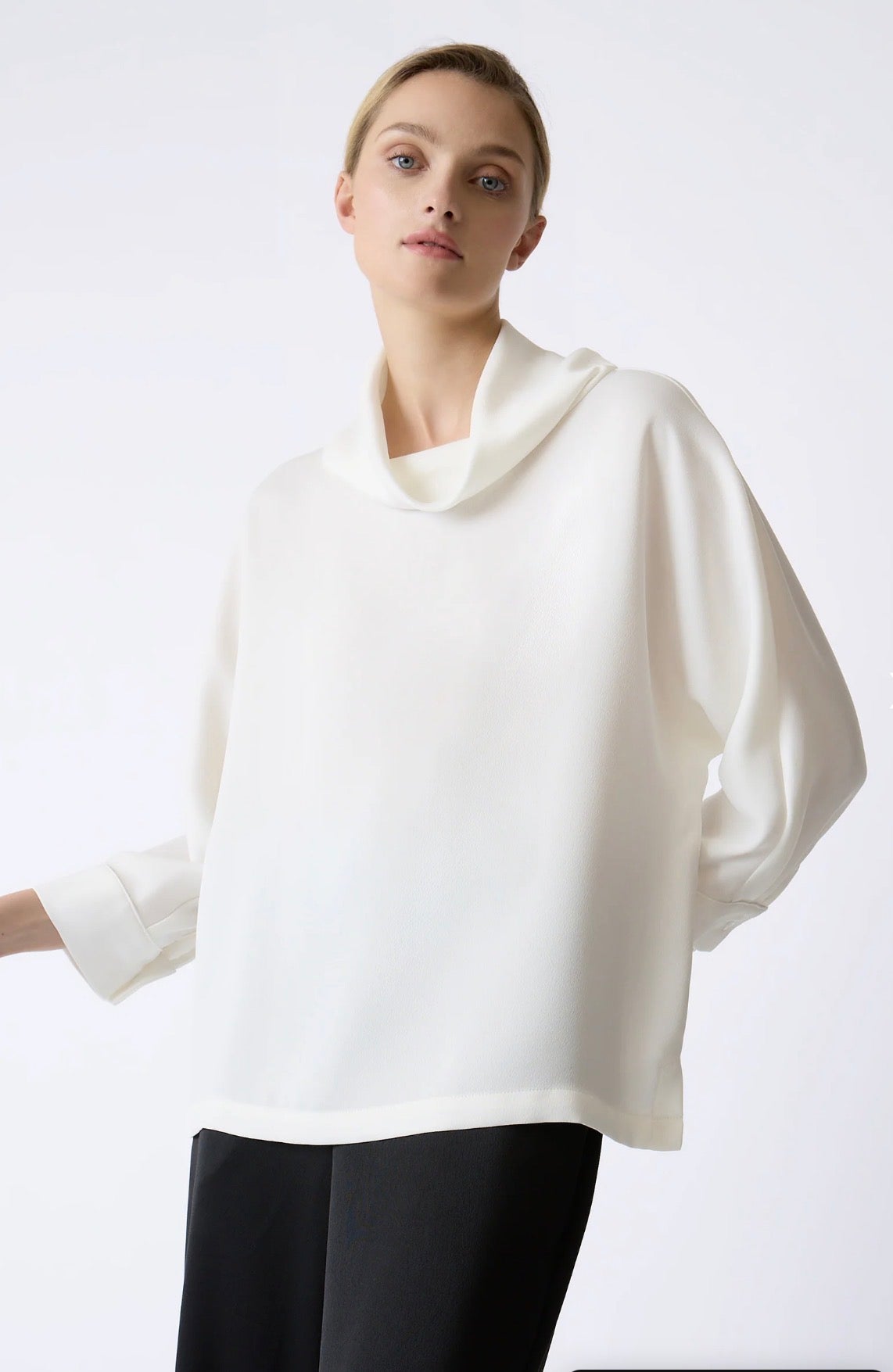 Ellie Satin Turtleneck