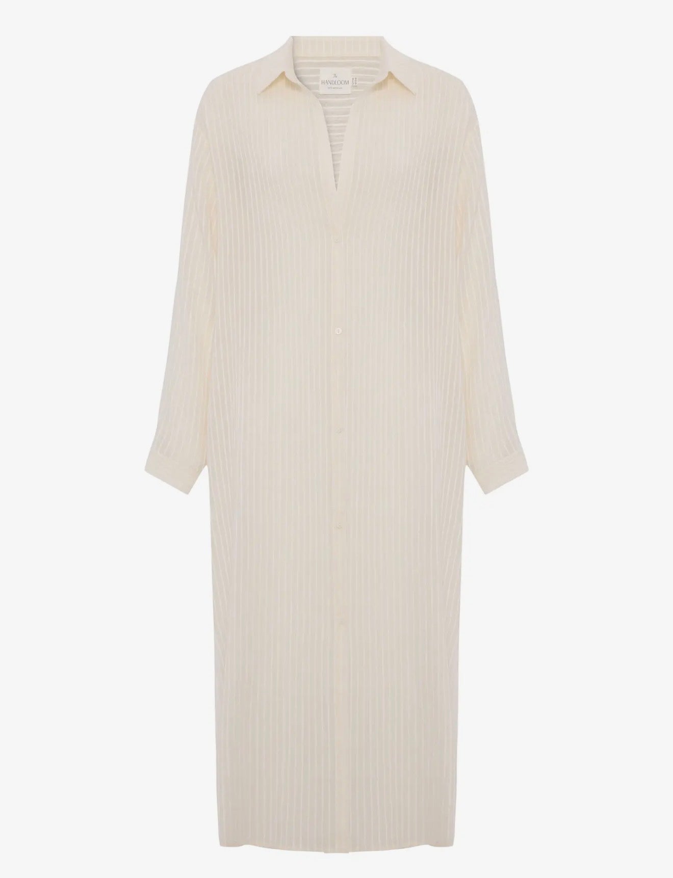 Voyage Shirt Dress - White Stripe