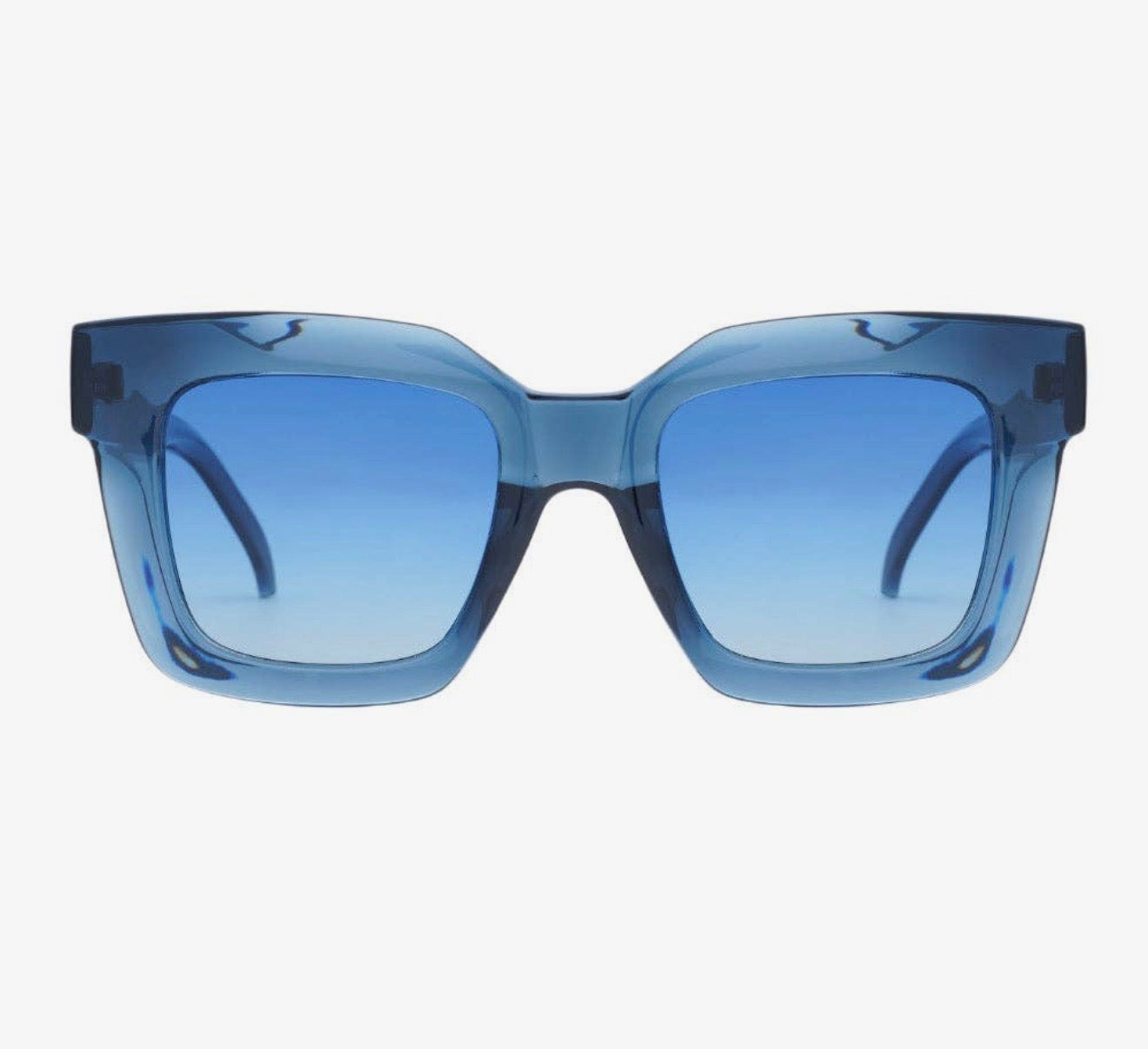 Ellie Transparent Blue Sunglasses