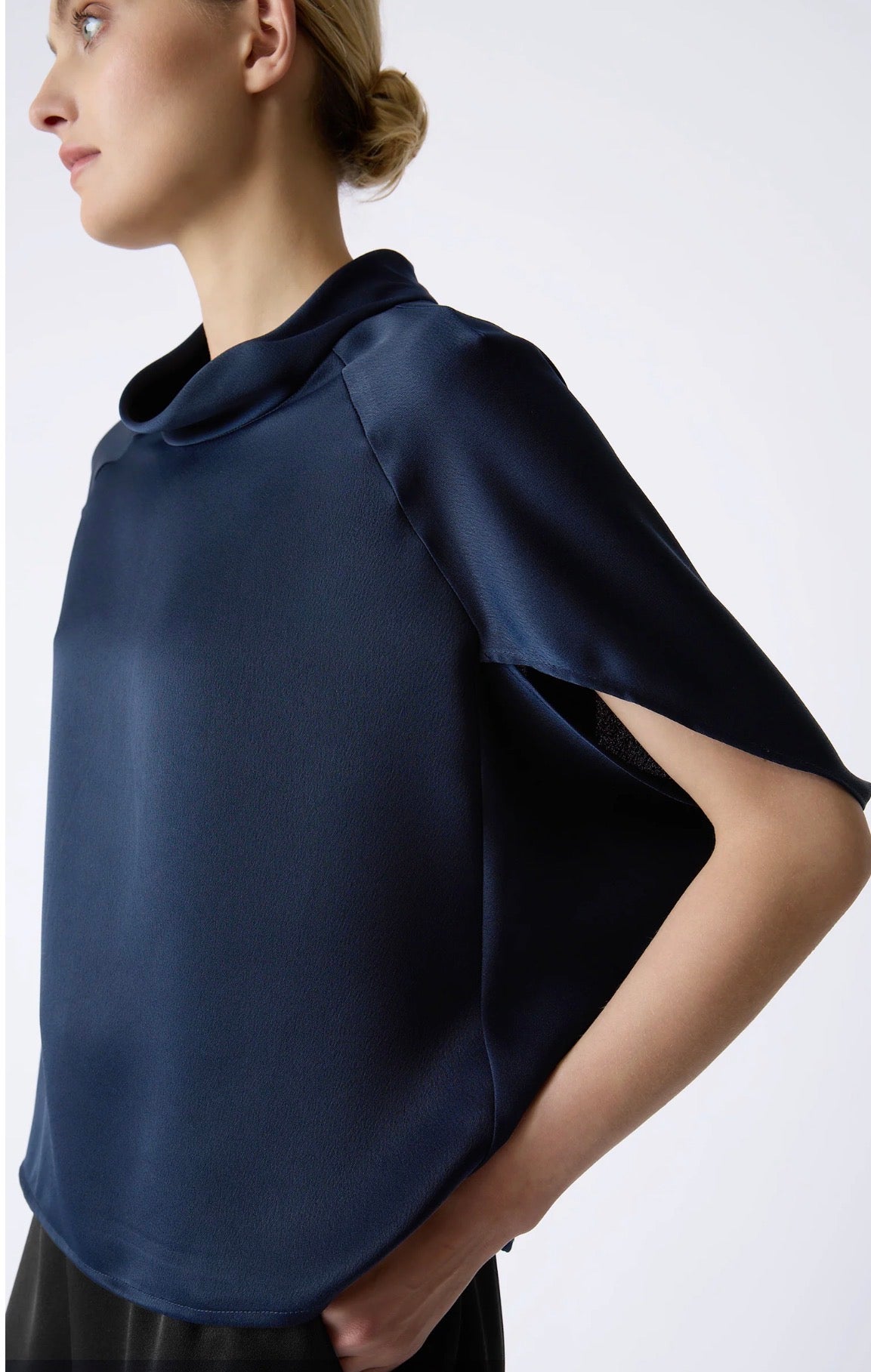 Kal Rieman Satin Cape Top (3 Colors)