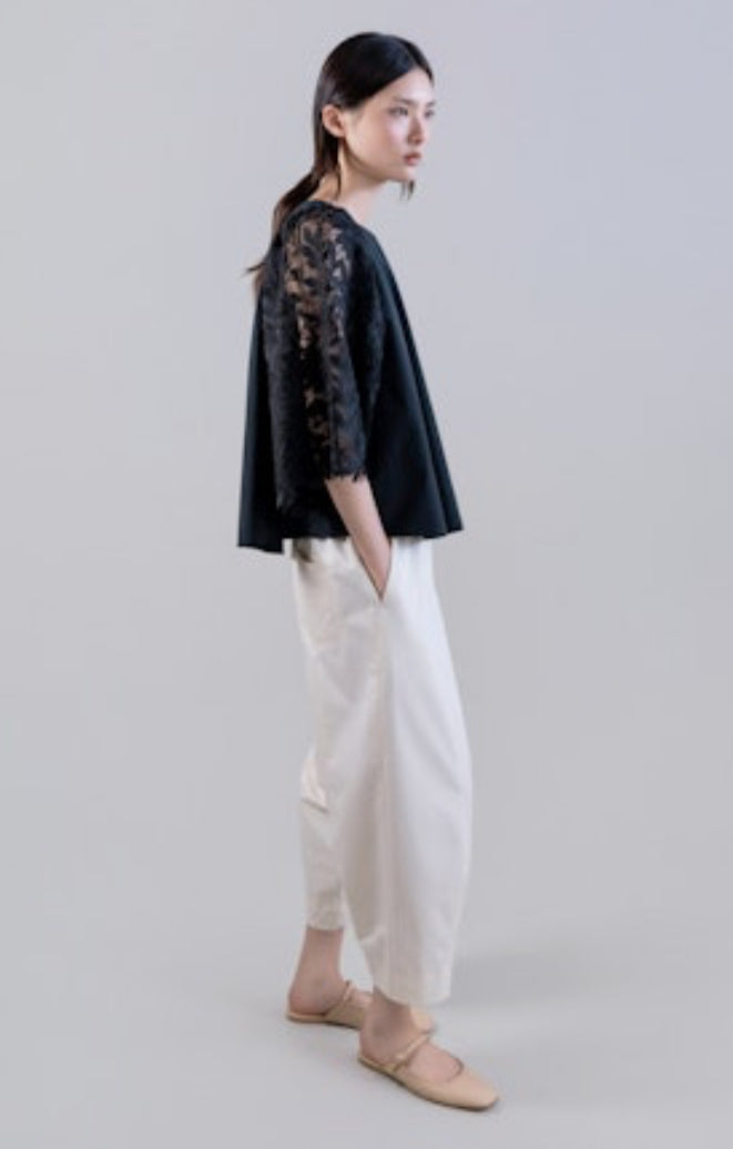 Cropped Airy Trouser