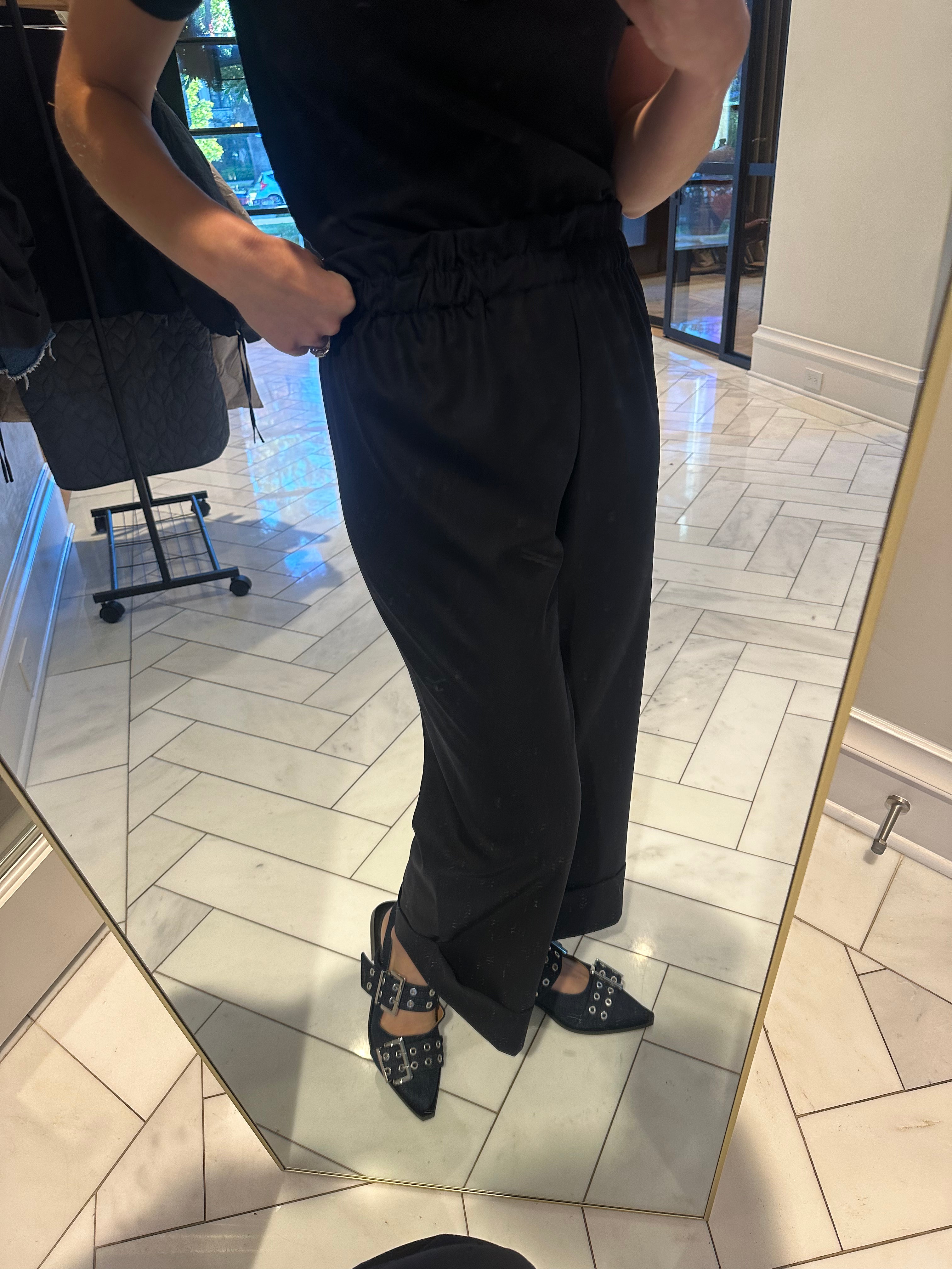 Cuffed Gabardine Pant