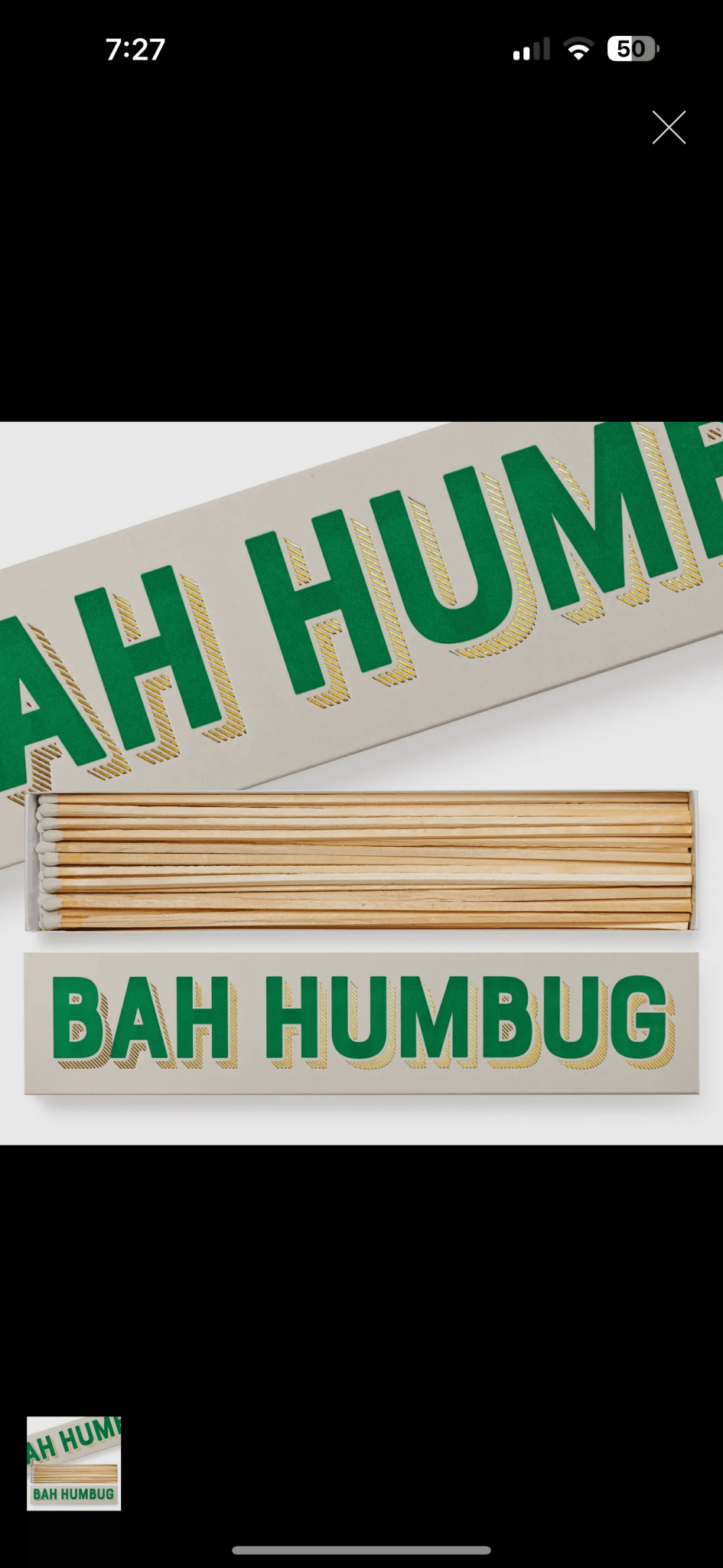 Bah Humbug Matches - harris boulevard