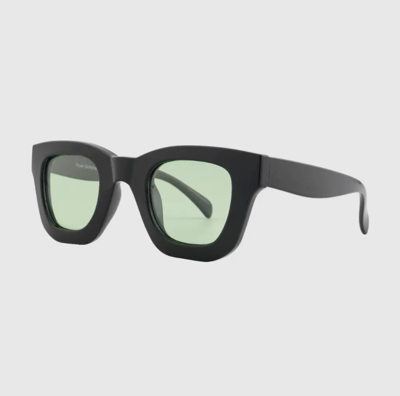 Black with Green Lens - harris boulevard