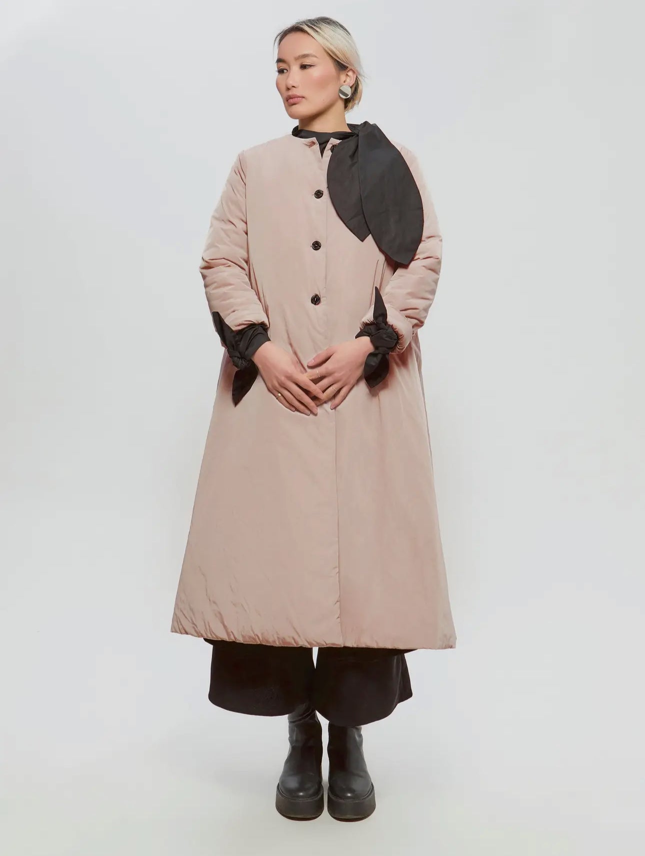 Bow Shirt - Black - harris boulevard