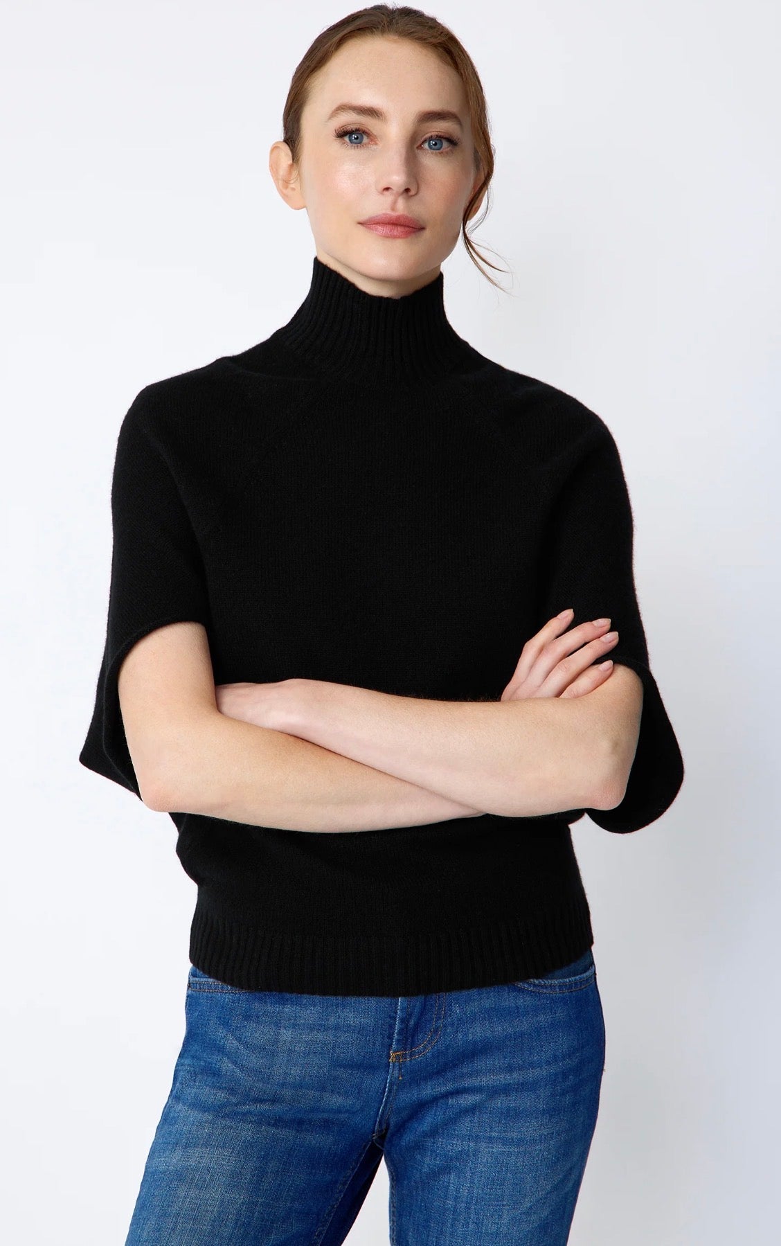 Cashmere Cape Sweater - harris boulevard
