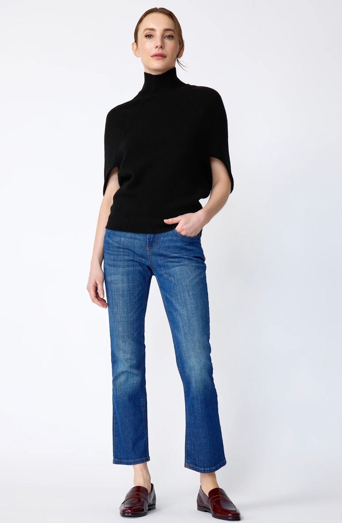 Cashmere Cape Sweater - harris boulevard