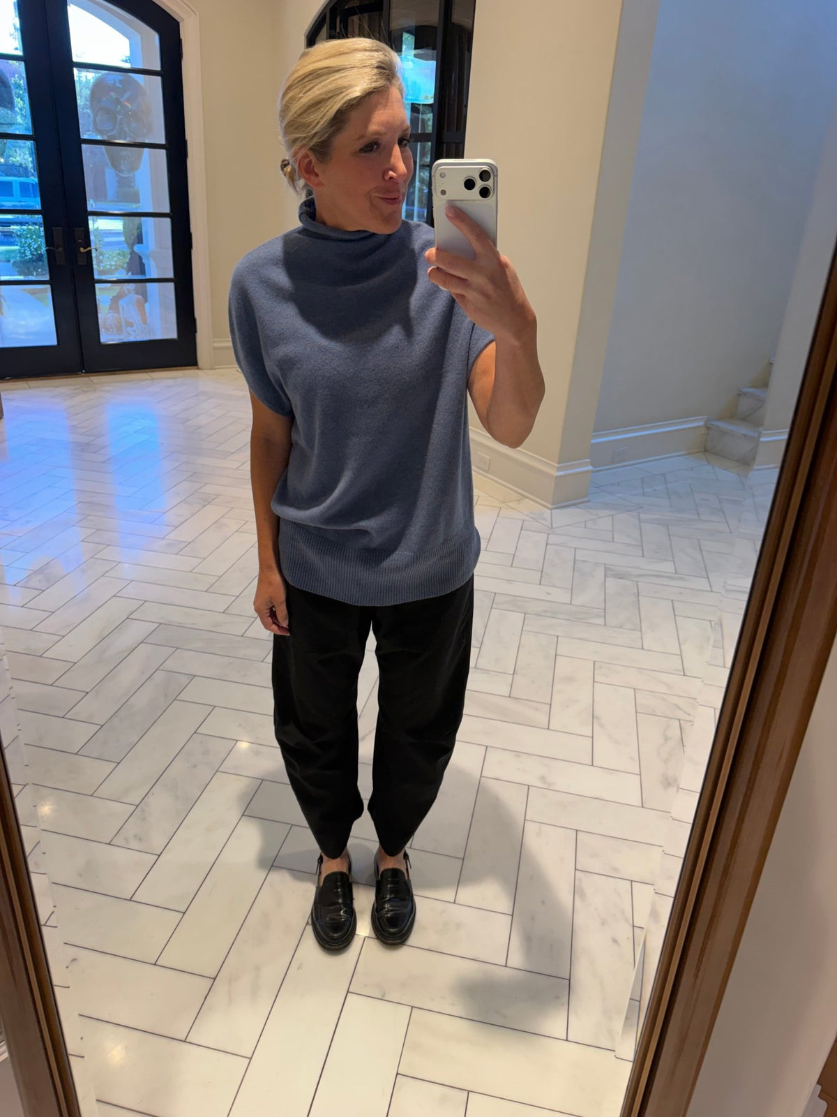 Cashmere Funnel Neck - harris boulevard