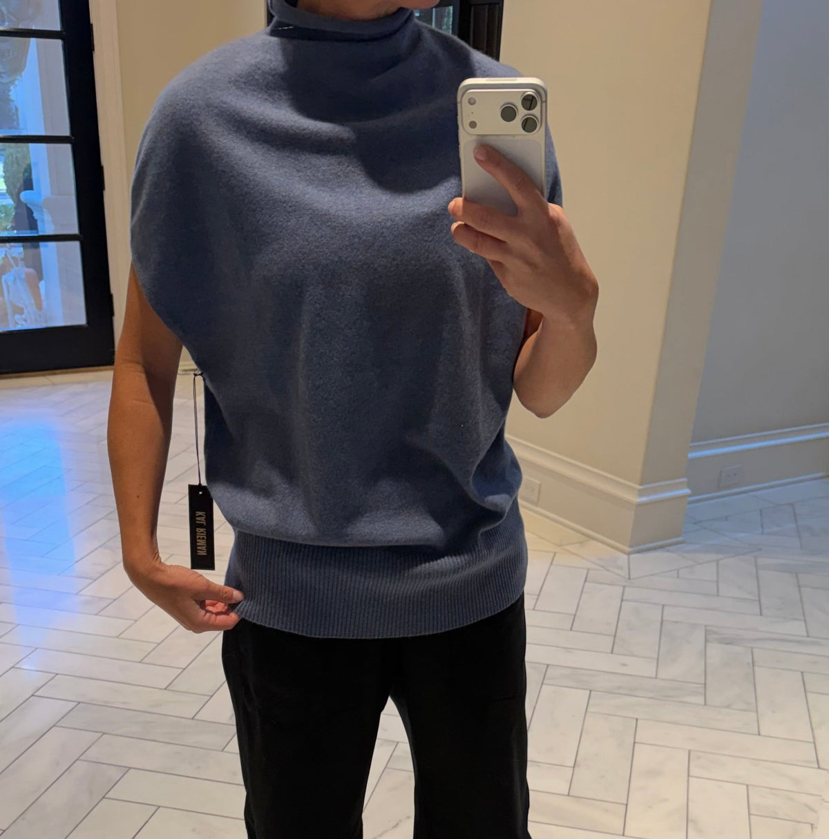 Cashmere Funnel Neck - harris boulevard