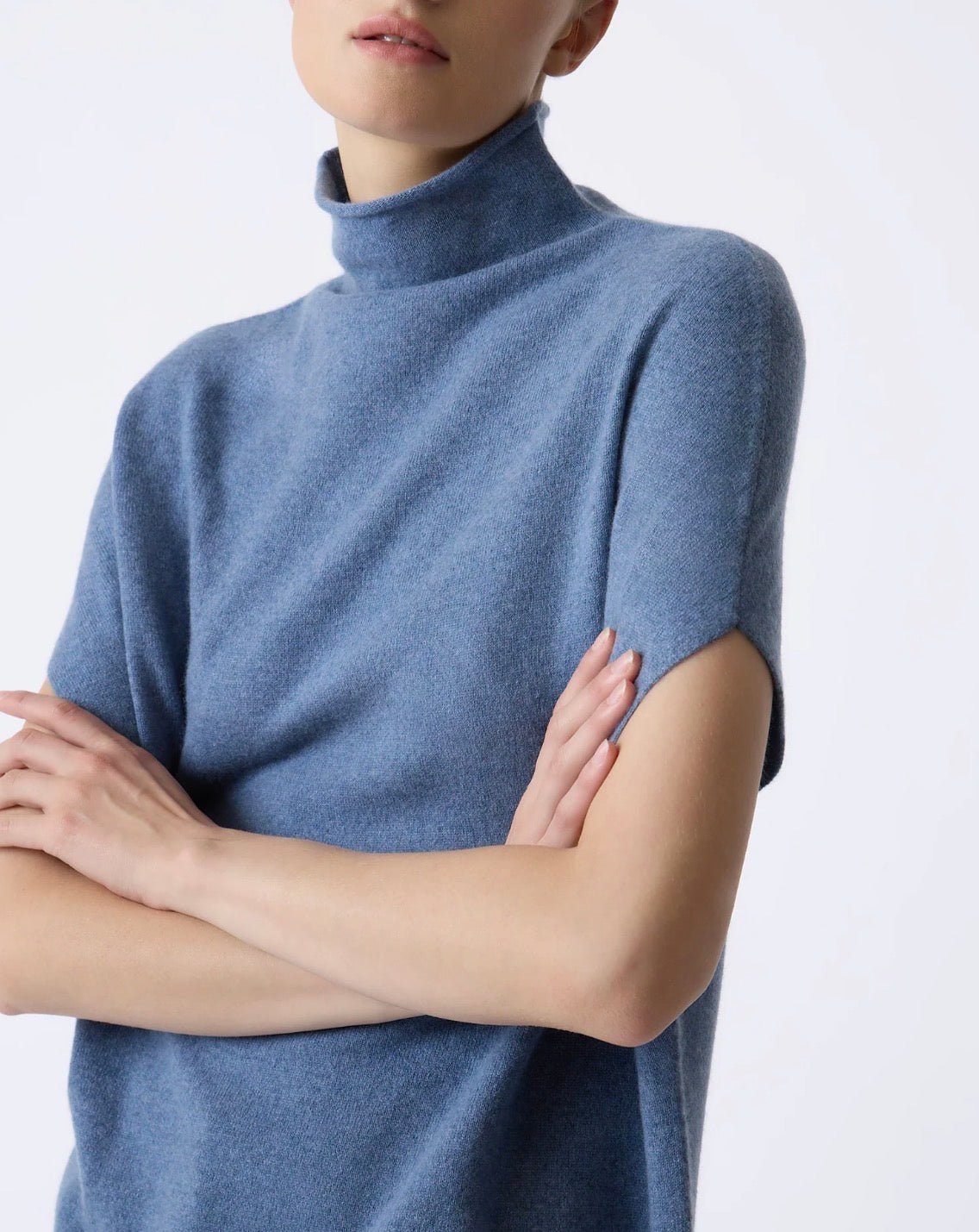 Cashmere Funnel Neck - harris boulevard