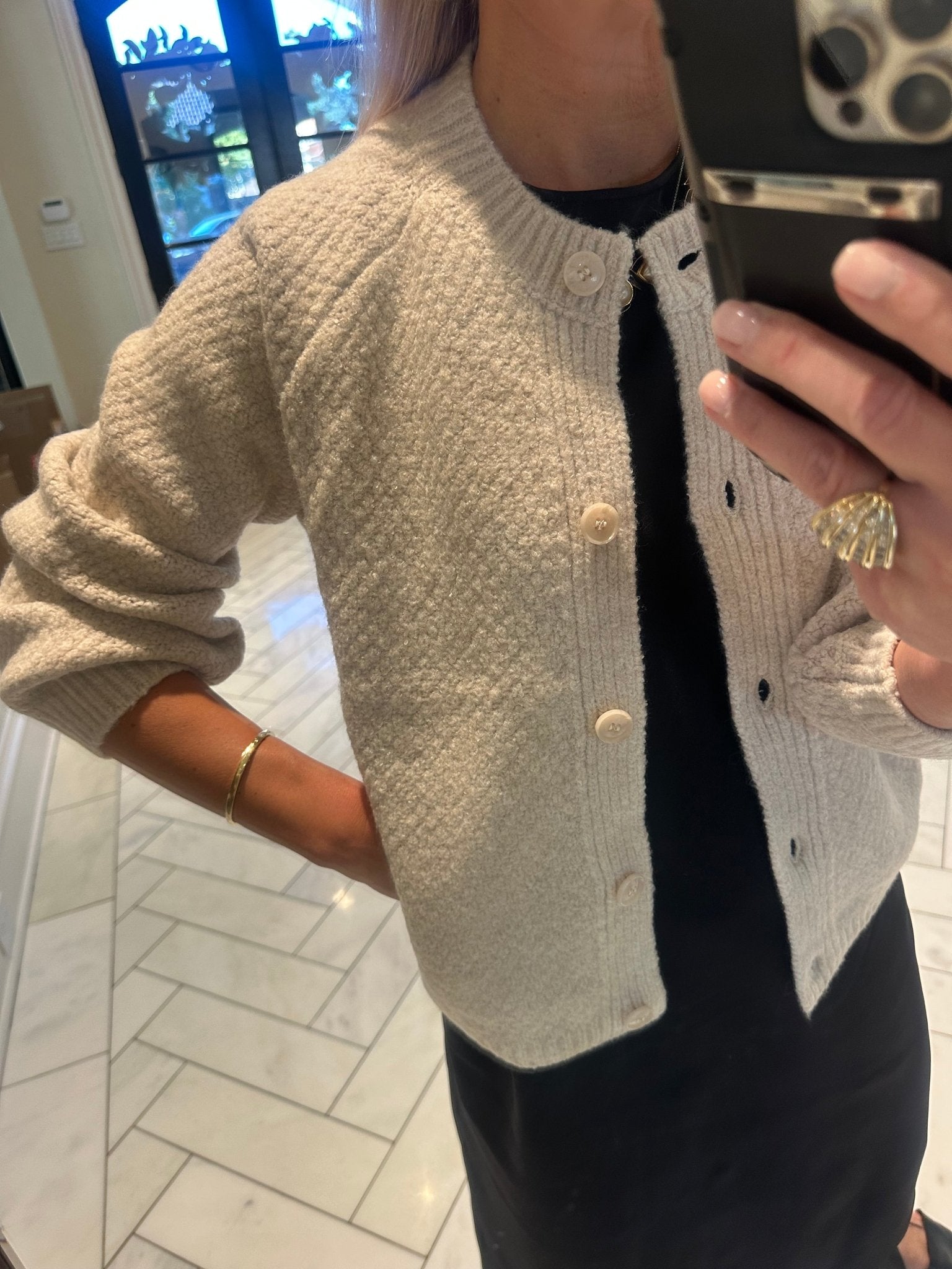 Chunky Cardigan - harris boulevard