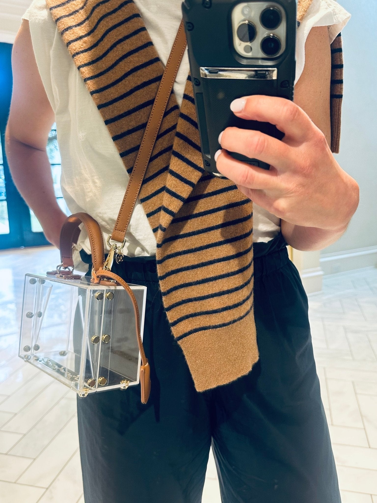 Clear Pillbox Purse - Harris Boulevard