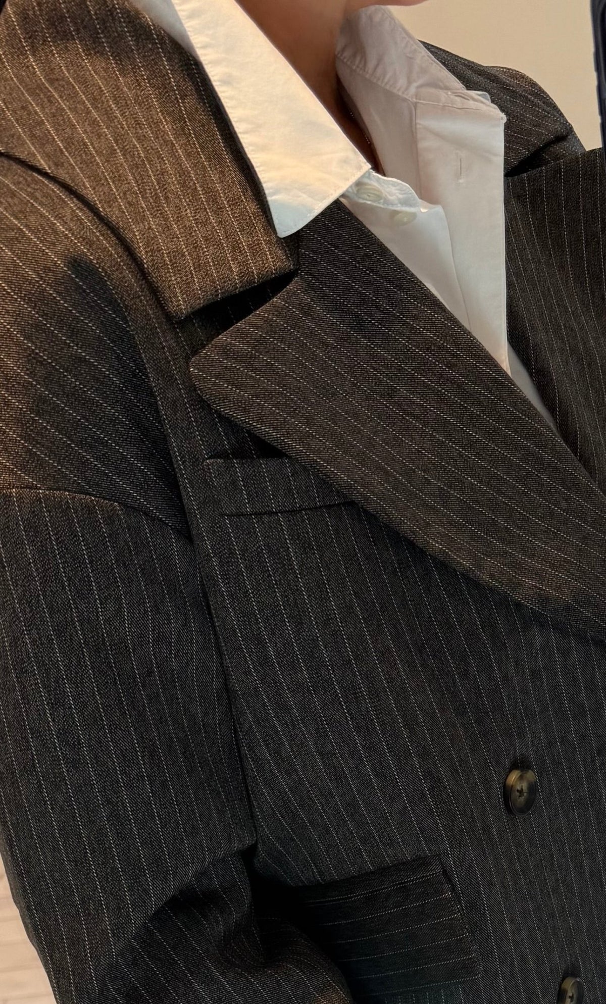 Diplo Pinstripe Blazer - harris boulevard