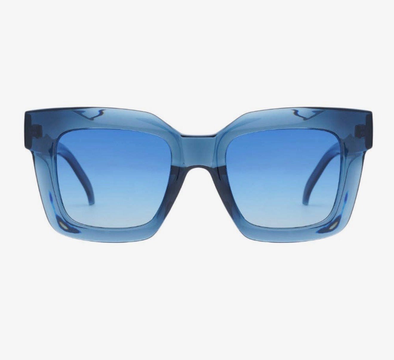 Ellie Transparent Blue Sunglasses - harris boulevard