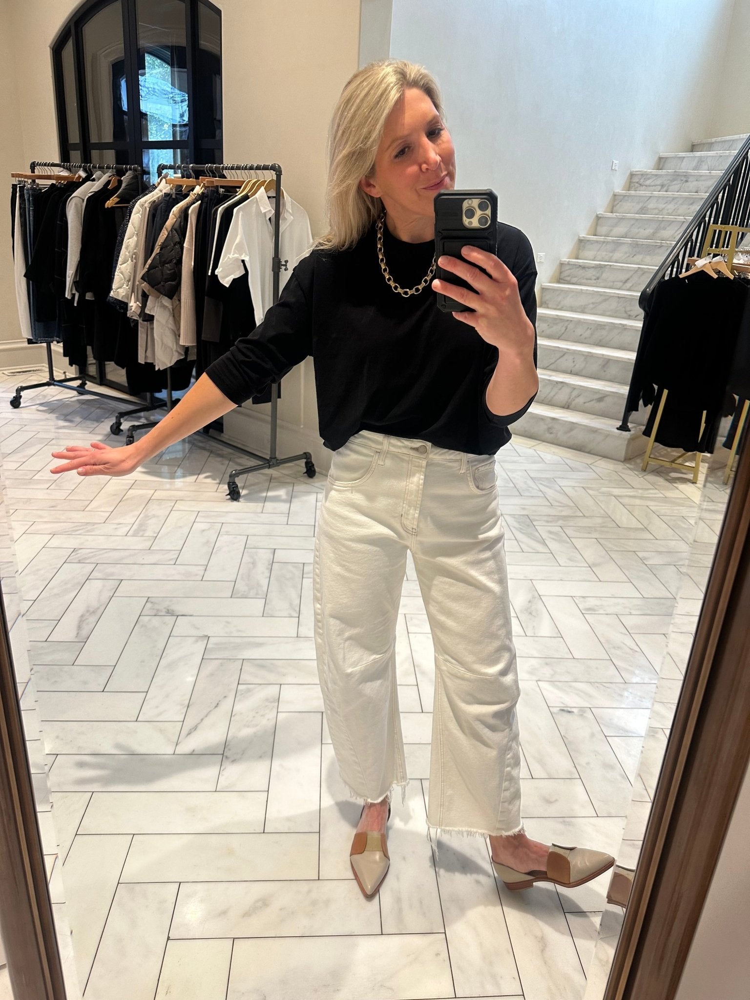 HB 3/4 Sleeve Tee - harris boulevard