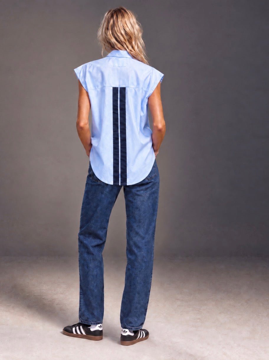 HB Baby Blue Woven - harris boulevard