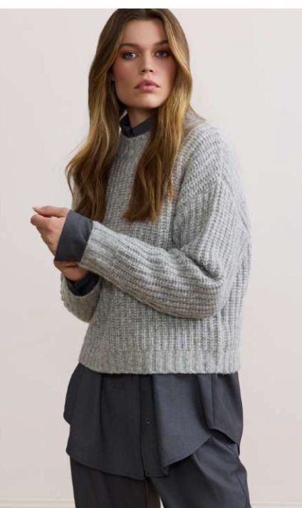 Hudson Crew Neck Sweater - harris boulevard