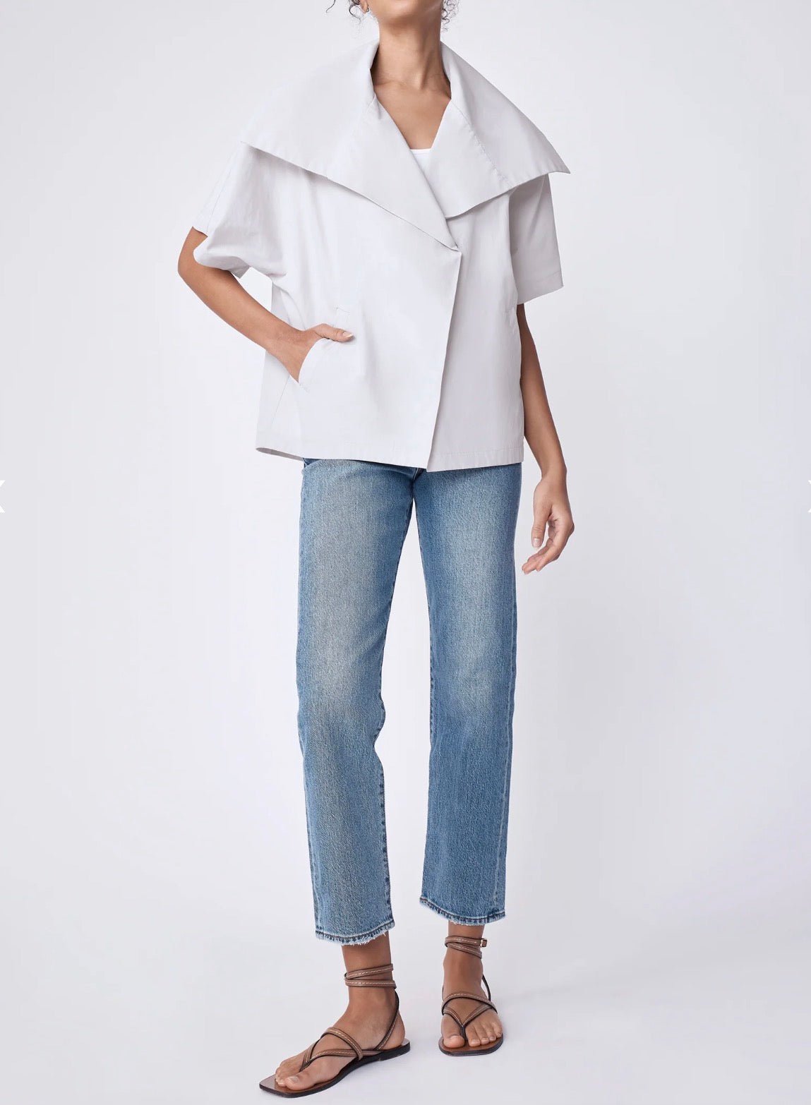 Kal Rieman Paris Jacket - Stone - harris boulevard