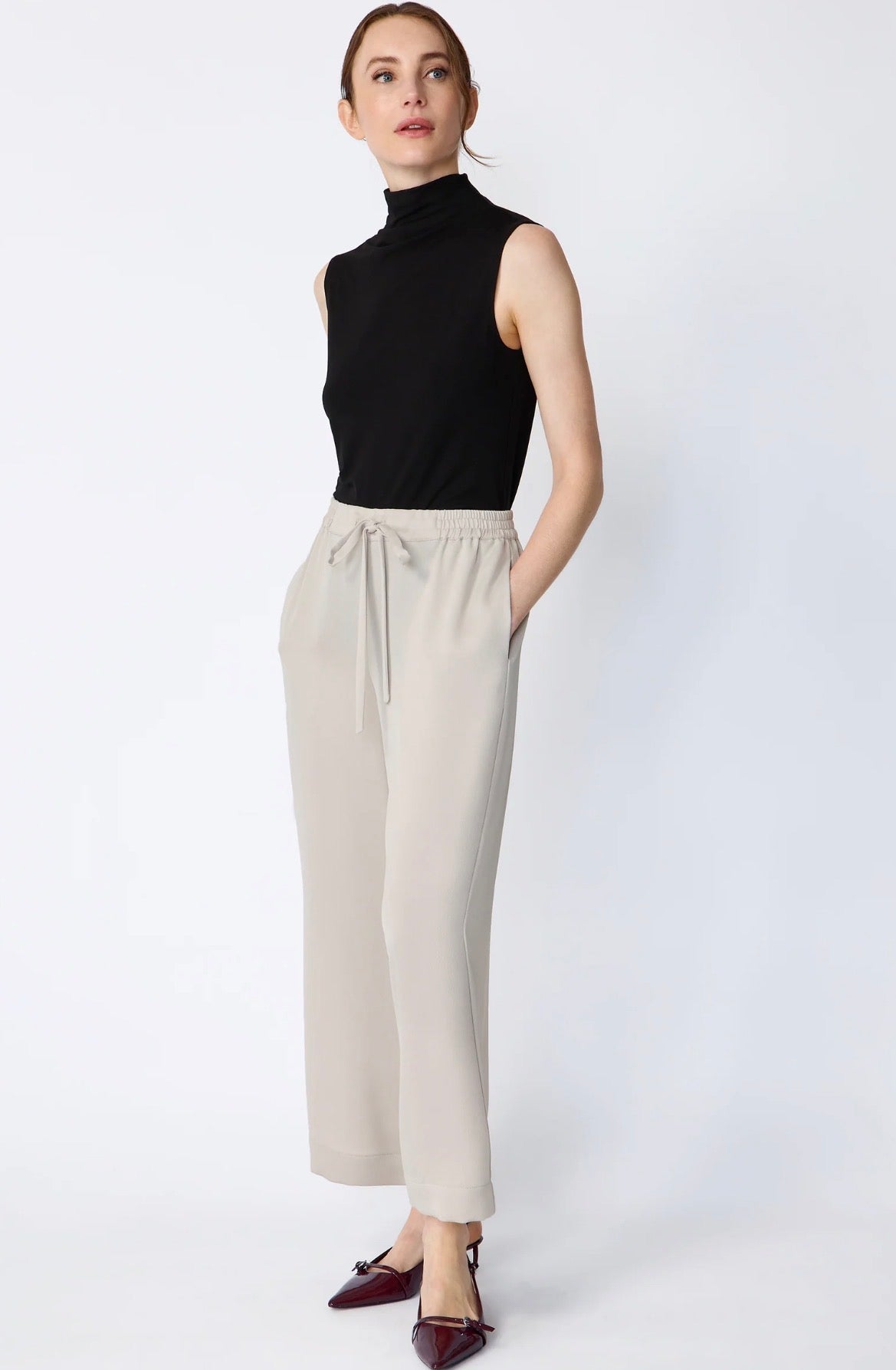 Kal Rieman Satin Celeste Pant - harris boulevard