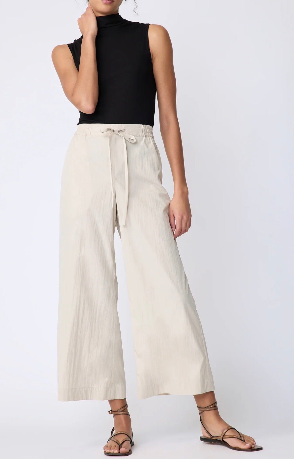 Khaki Celeste Pant - harris boulevard