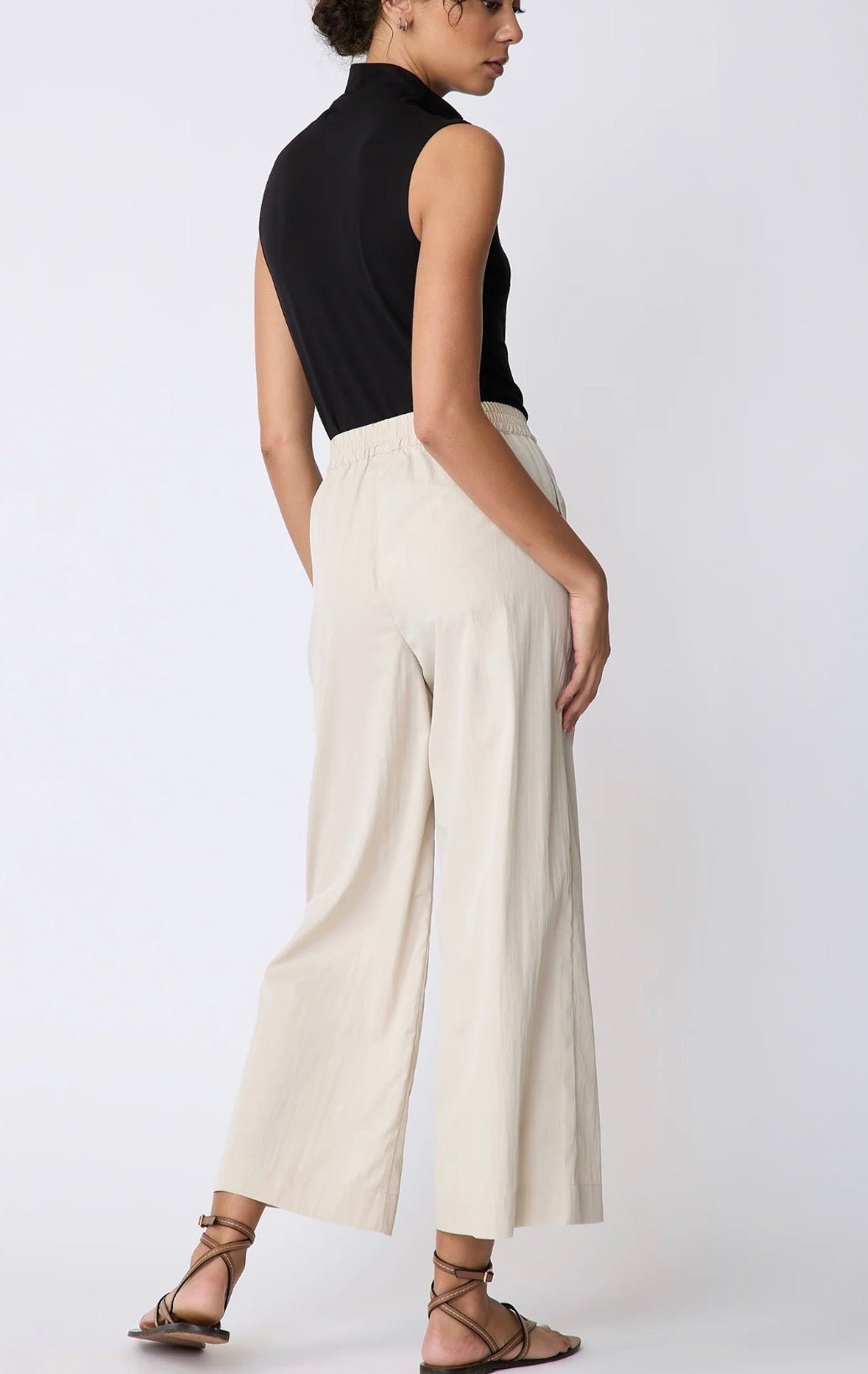 Khaki Celeste Pant - harris boulevard