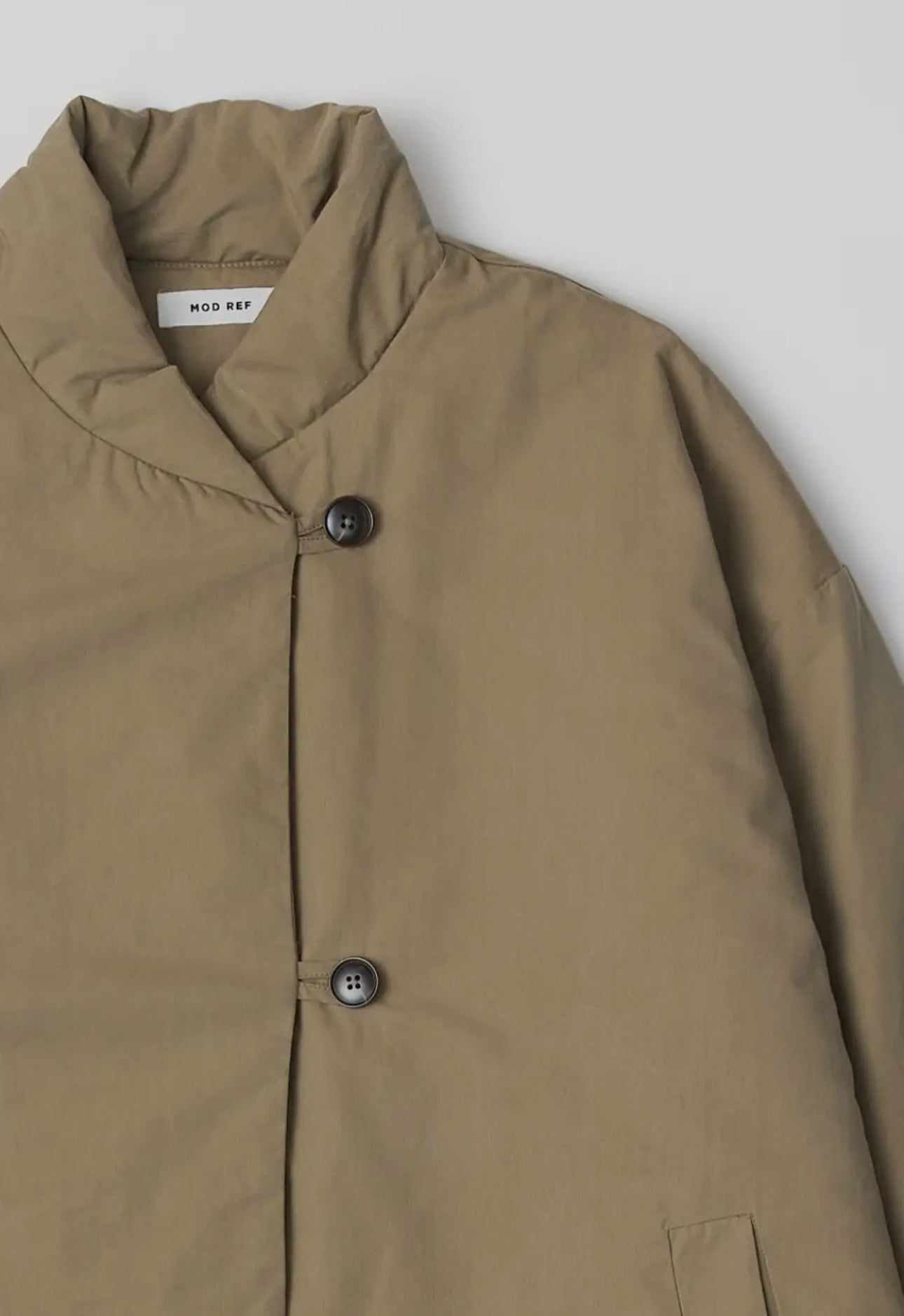 Khaki Oversized Jacket - Harris Boulevard