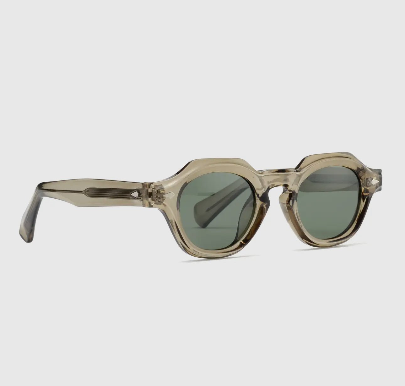 Lamar Olive Green Sunglasses - harris boulevard