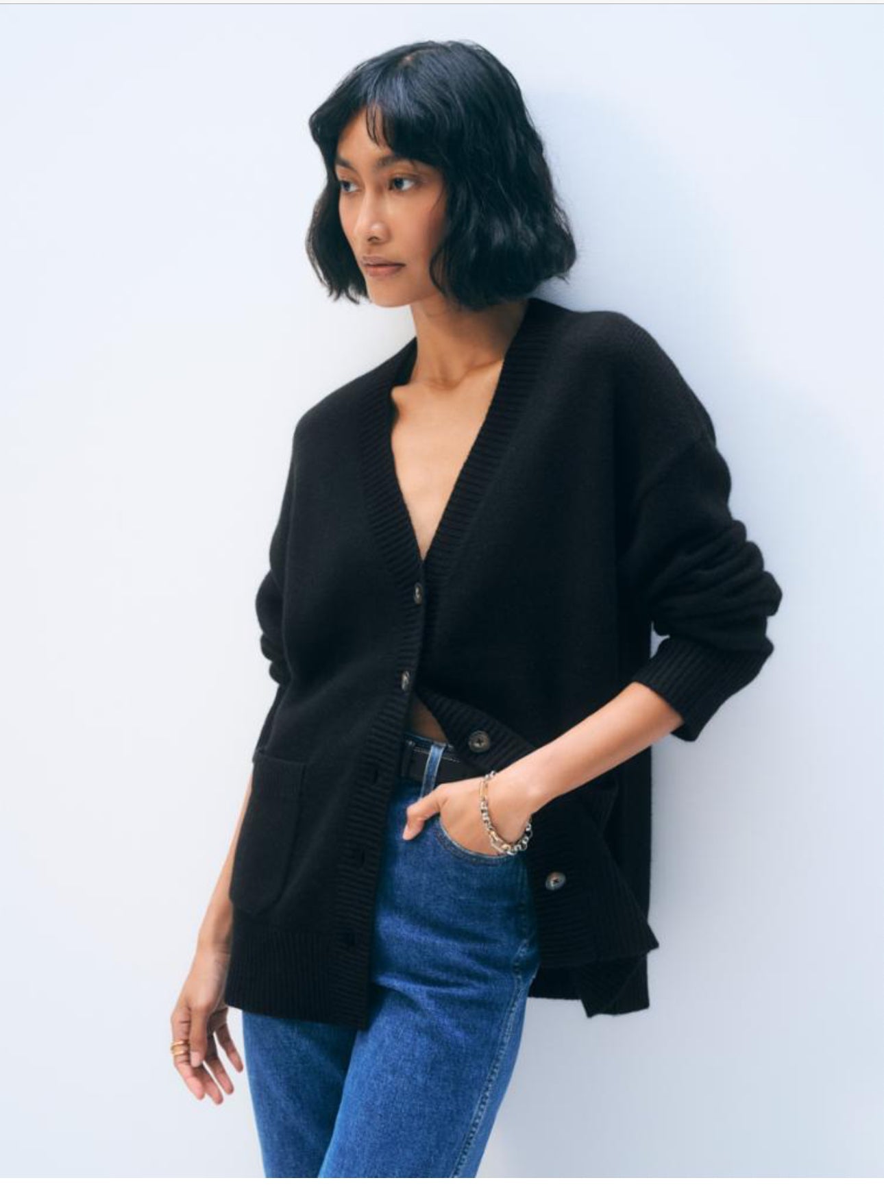 Long Cashmere Cardigan - harris boulevard