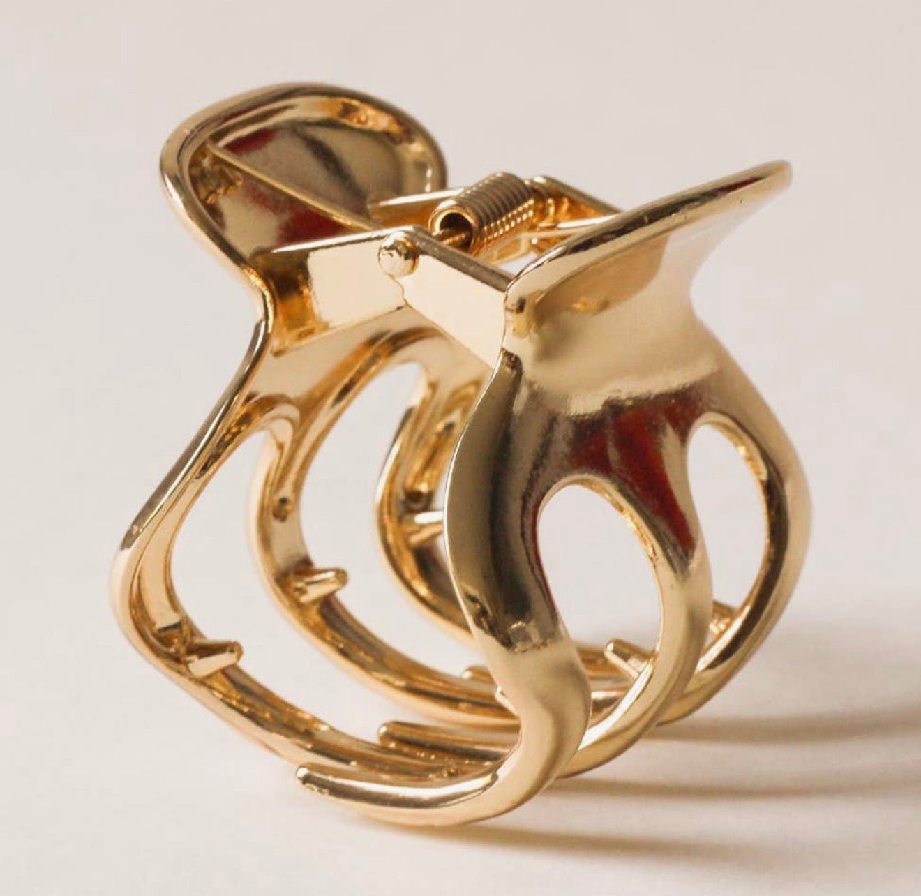 Metal Hair Claw Clip - Gold - harris boulevard
