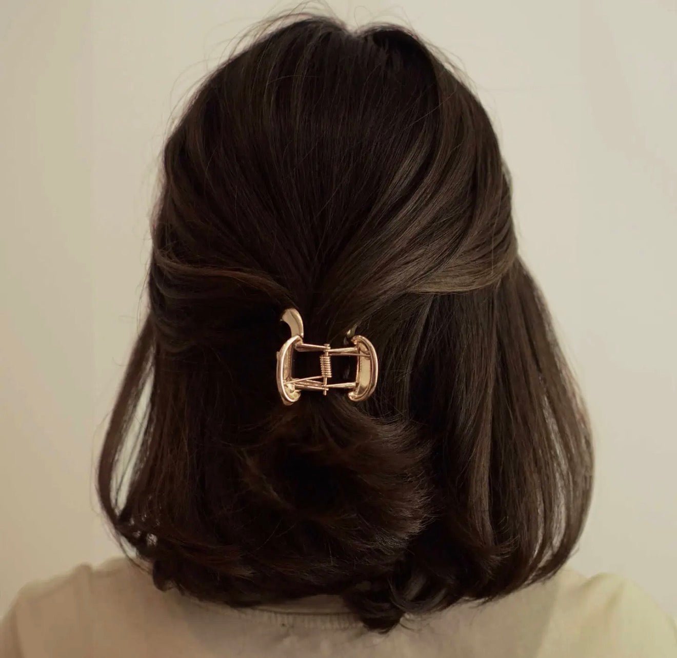 Metal Hair Claw Clip - Gold - harris boulevard