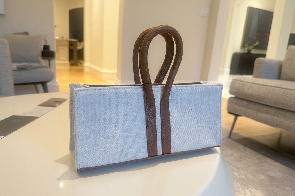 Mini Canvas Tote - Caramel - harris boulevard