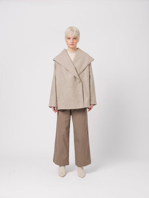 Nara Stone Coat - harris boulevard