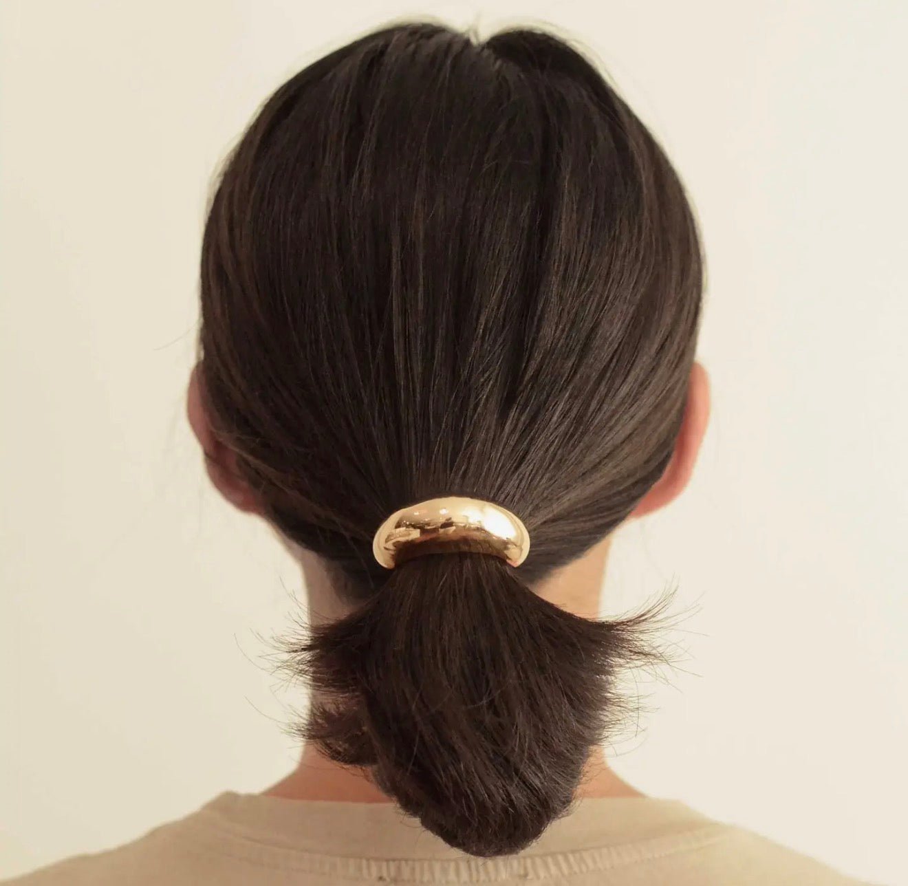 Narrow Crescent Metal Cuff Hair Tie - harris boulevard