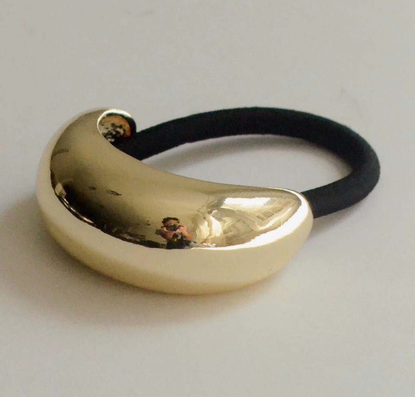Narrow Crescent Metal Cuff Hair Tie - harris boulevard