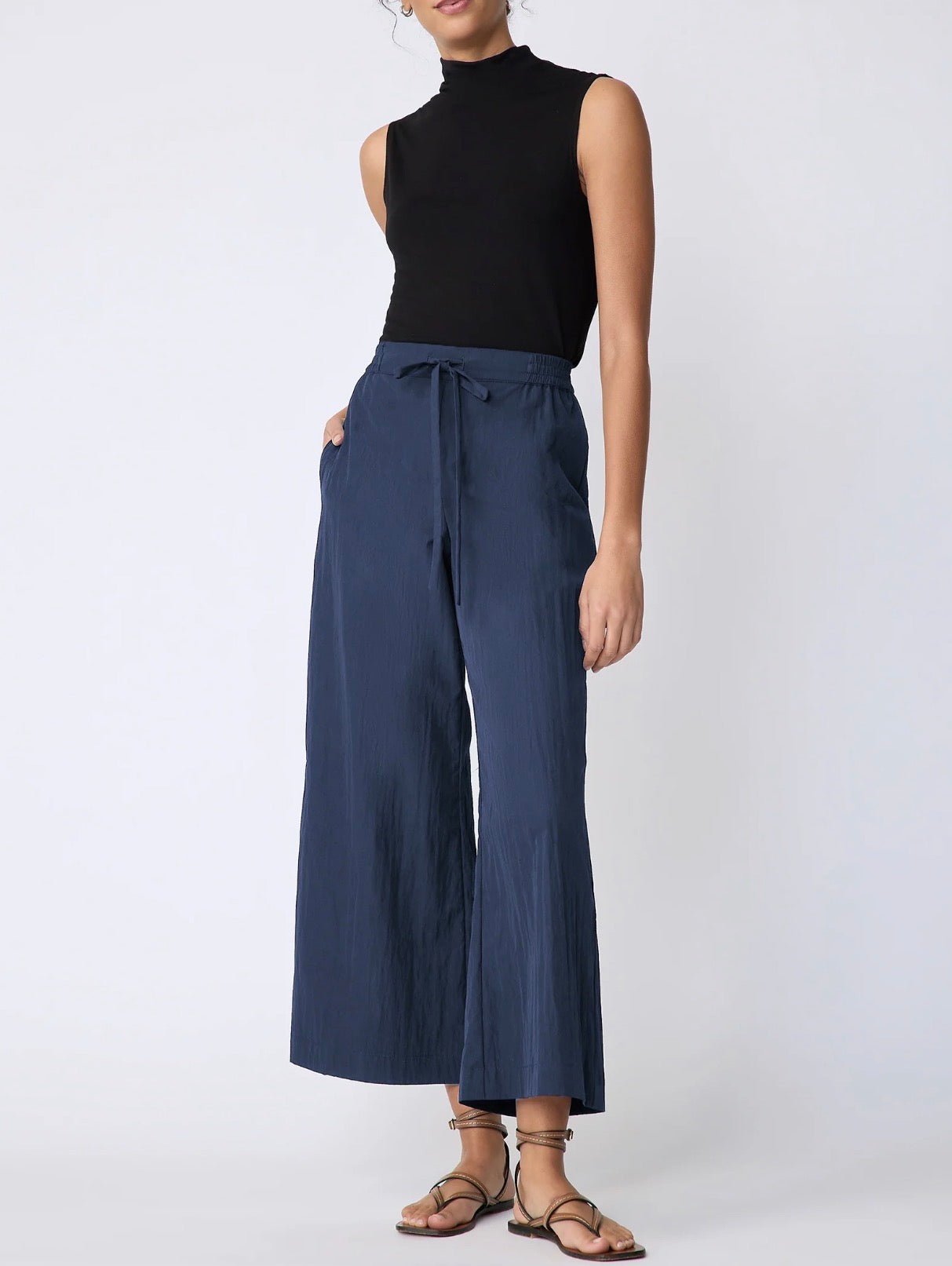 Navy Celeste Pant - harris boulevard
