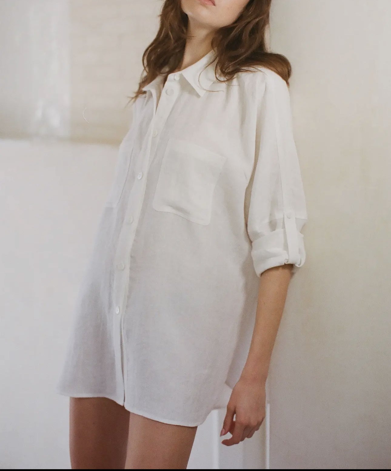 Oversized Linen Shirt - Harris Boulevard