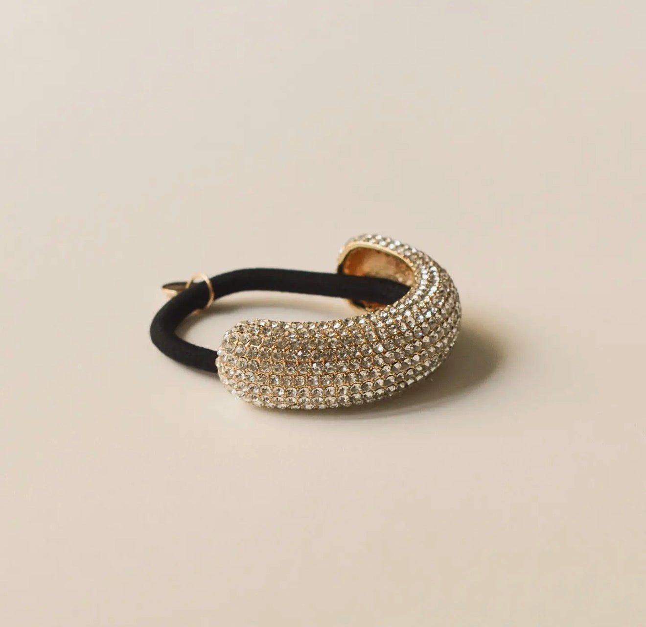 Pave Crescent Metal Hair Tie - harris boulevard