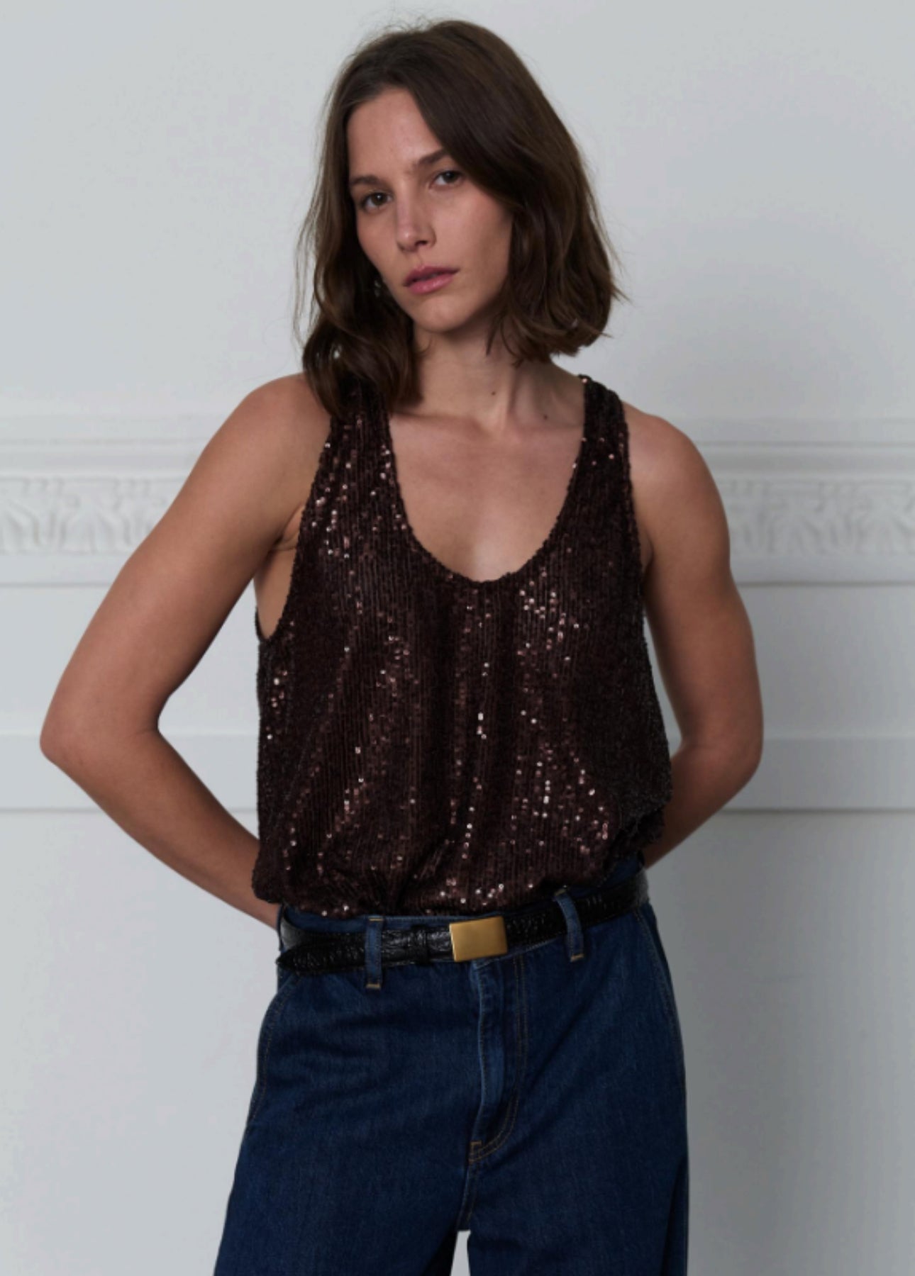 Sequin Tank - harris boulevard