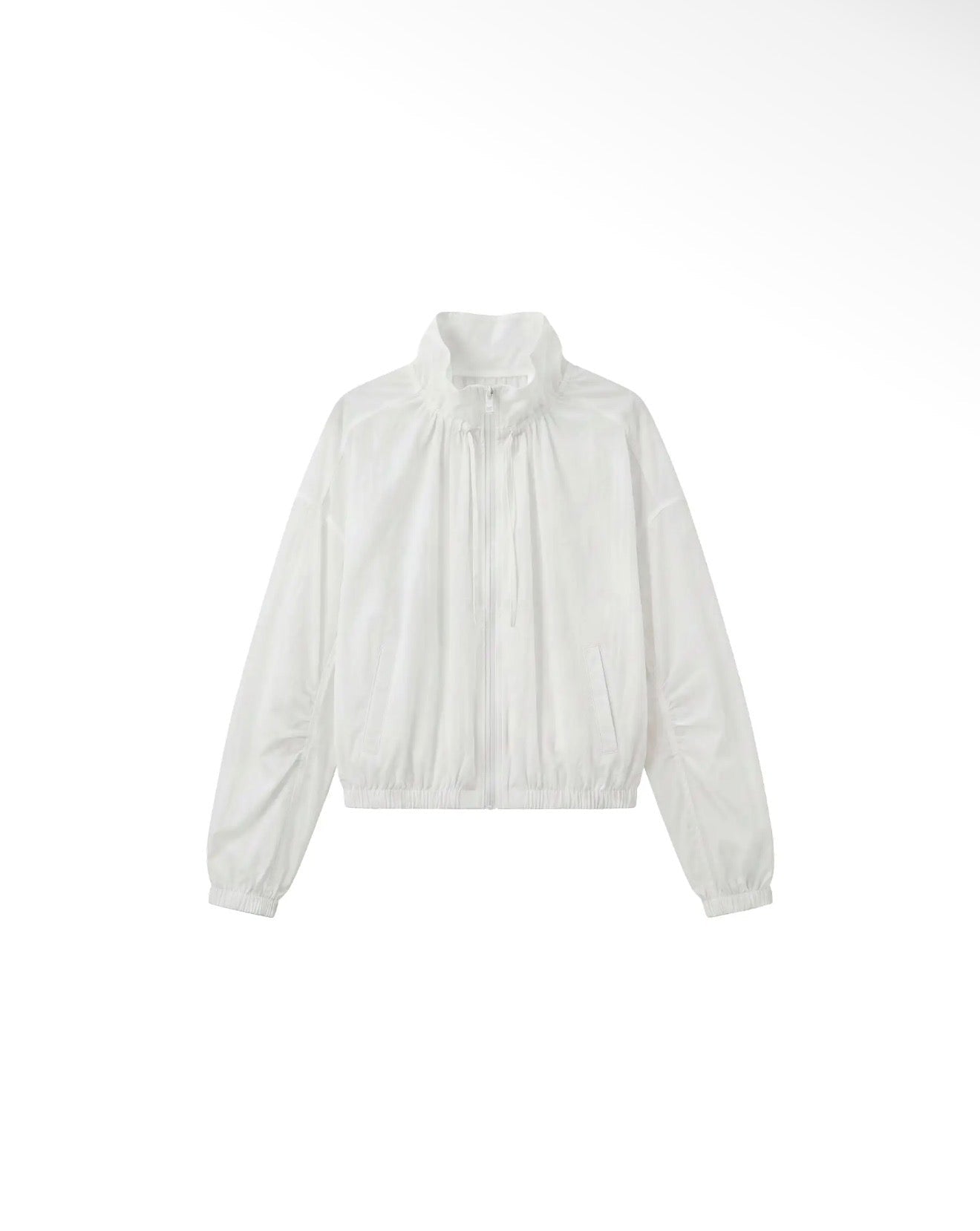 Sheer Zip-Front Jacket - harris boulevard