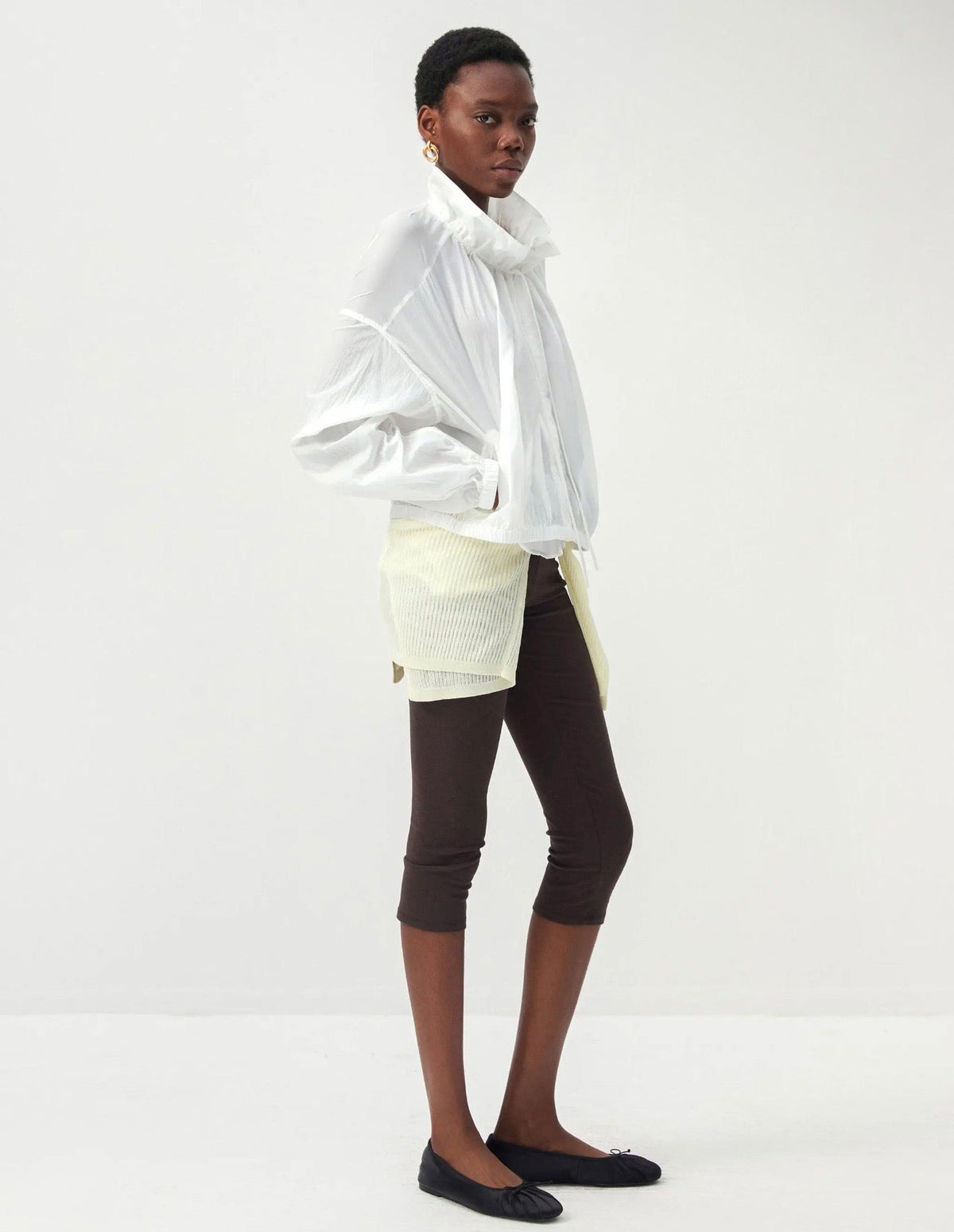 Sheer Zip-Front Jacket - harris boulevard