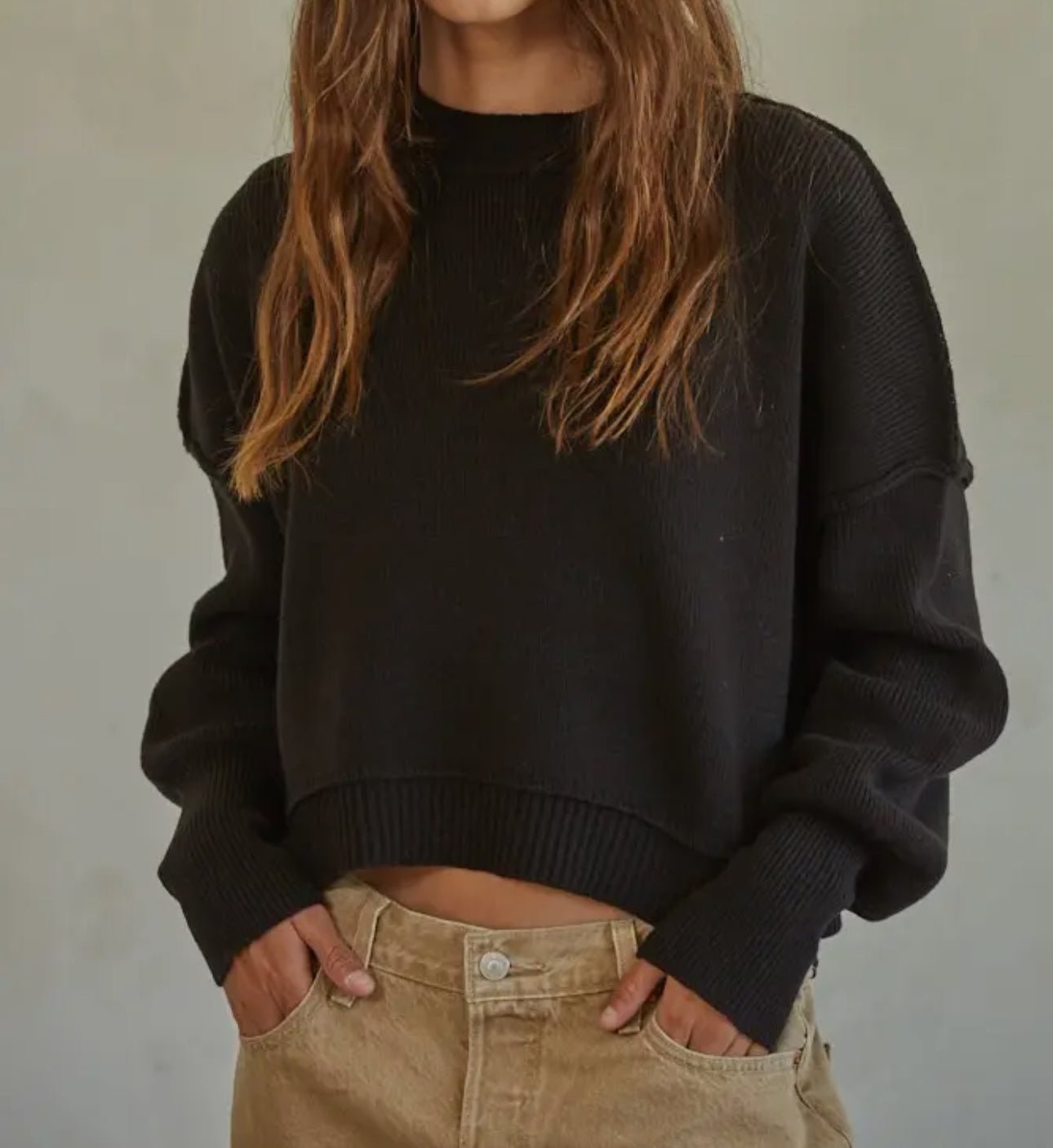 Slouchy Sweater - harris boulevard