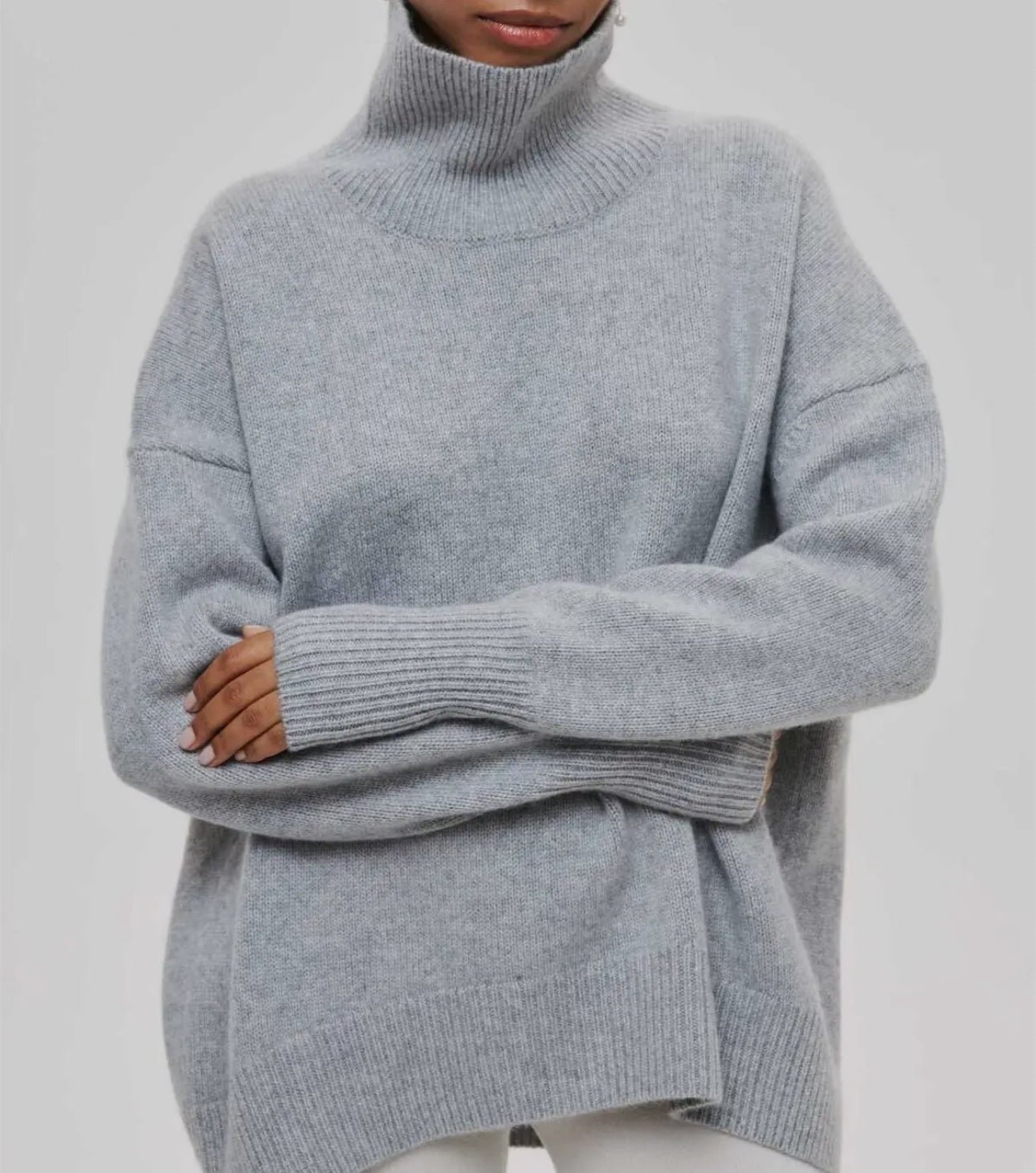 Soft Turtleneck Sweater - harris boulevard